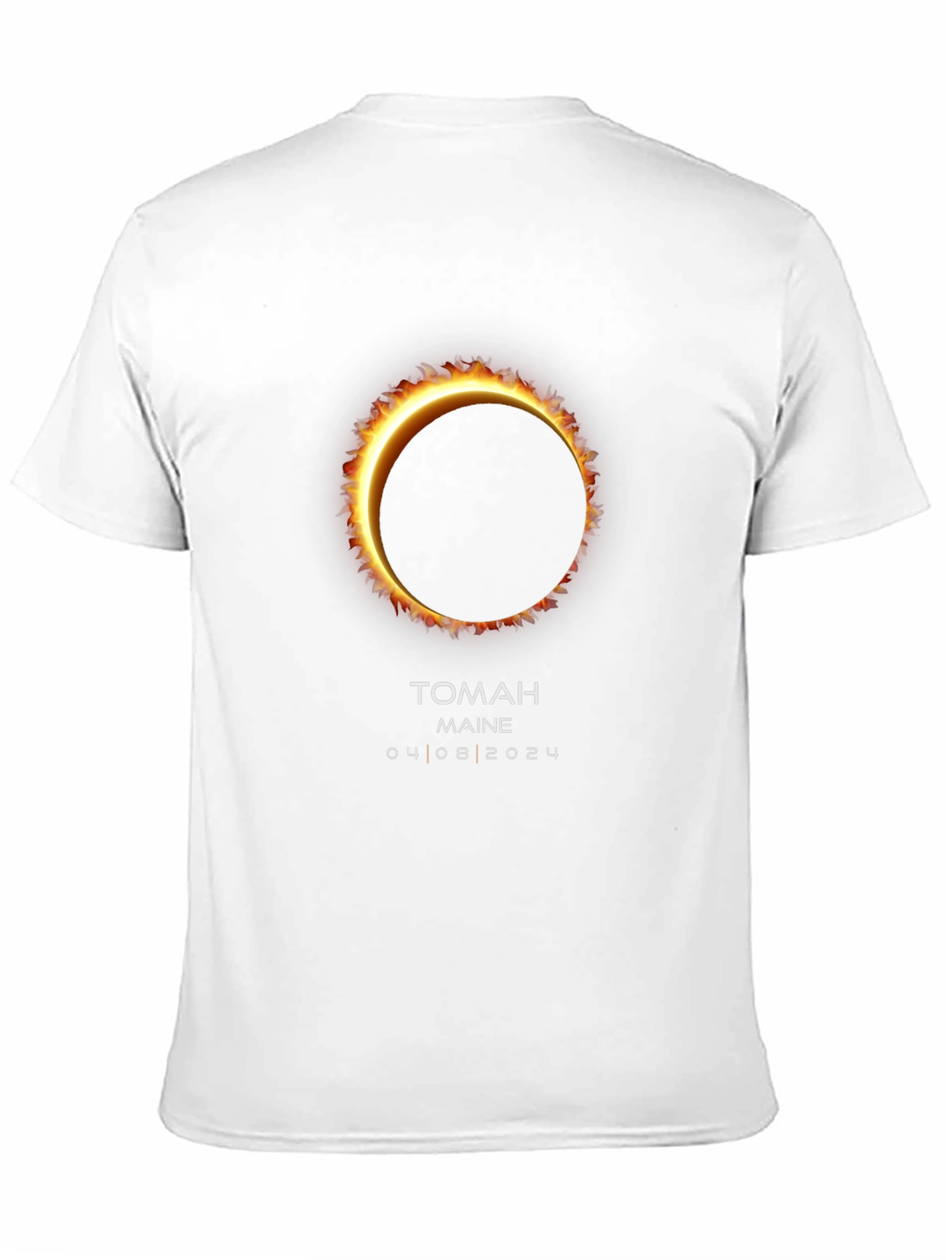 Tomah Maine Eclipse T-Shirt - 04/08/2024