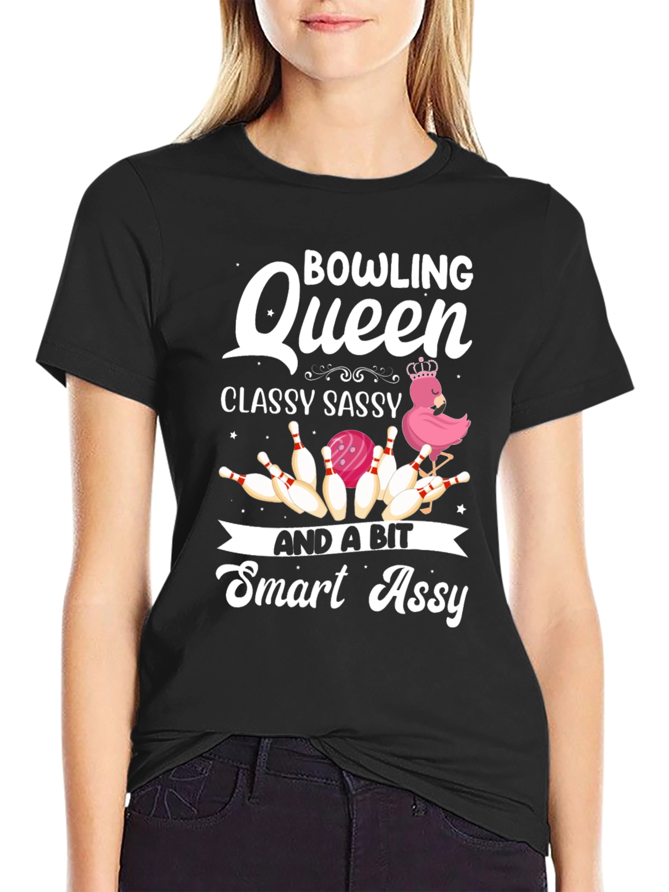 Bowling Queen Graphic T-Shirt