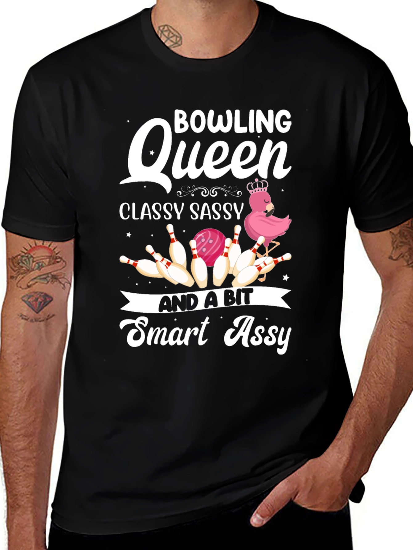Bowling Queen Graphic T-Shirt
