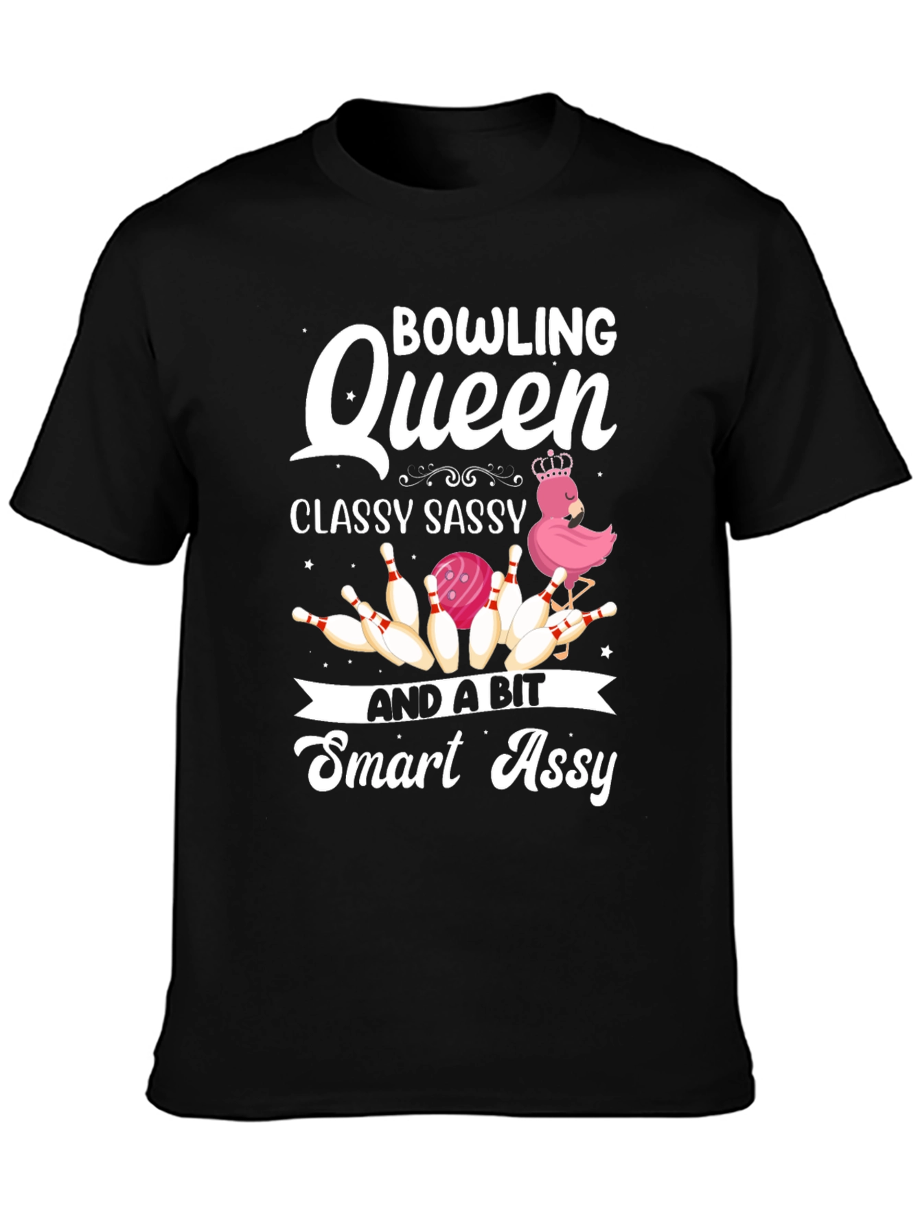 Bowling Queen Graphic T-Shirt