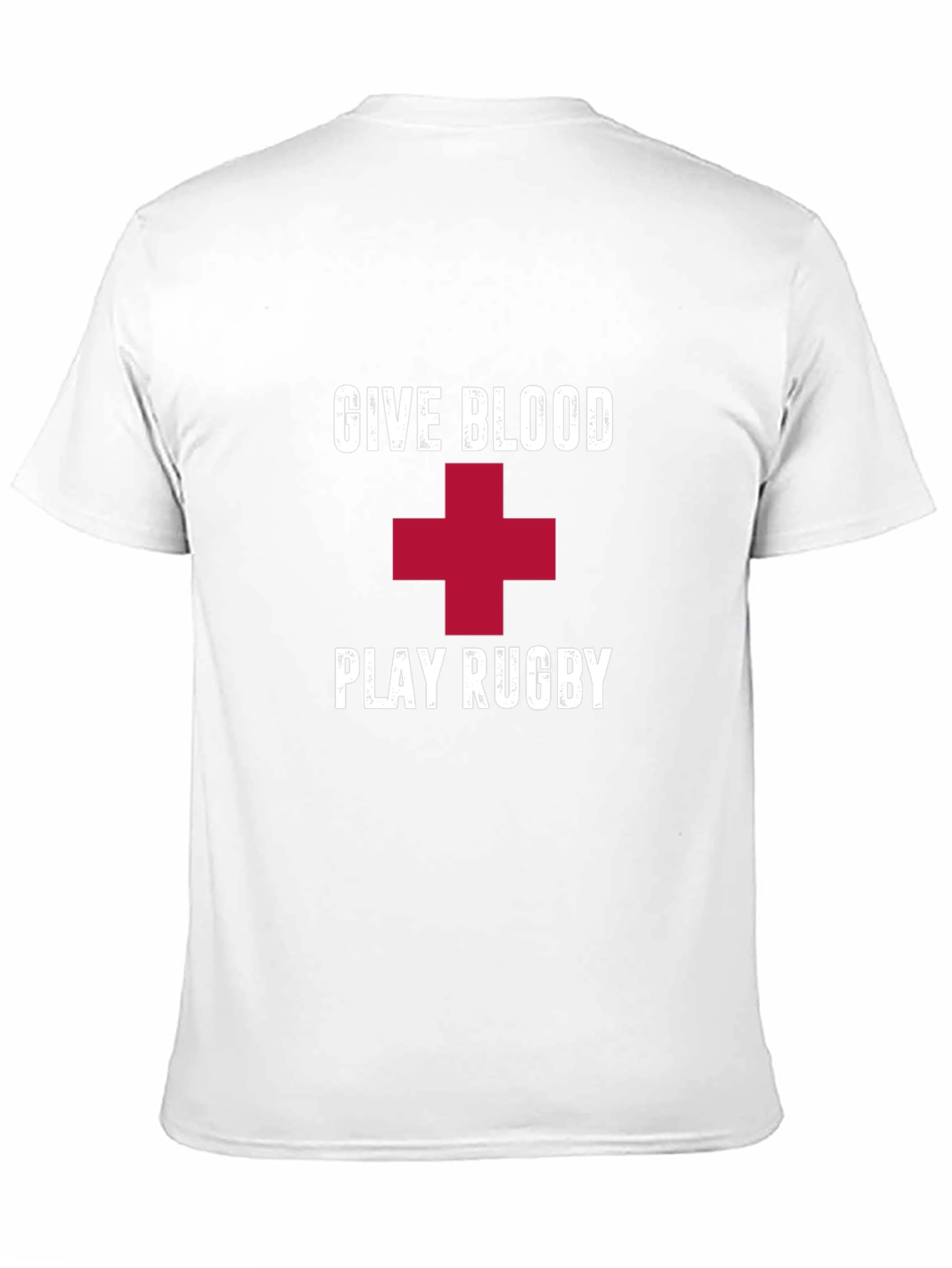 Give Blood Play Rugby Black T-Shirt