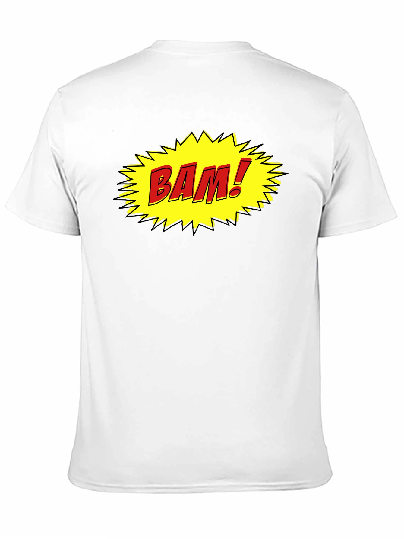 Comic Style BAM! Black Cotton Tee