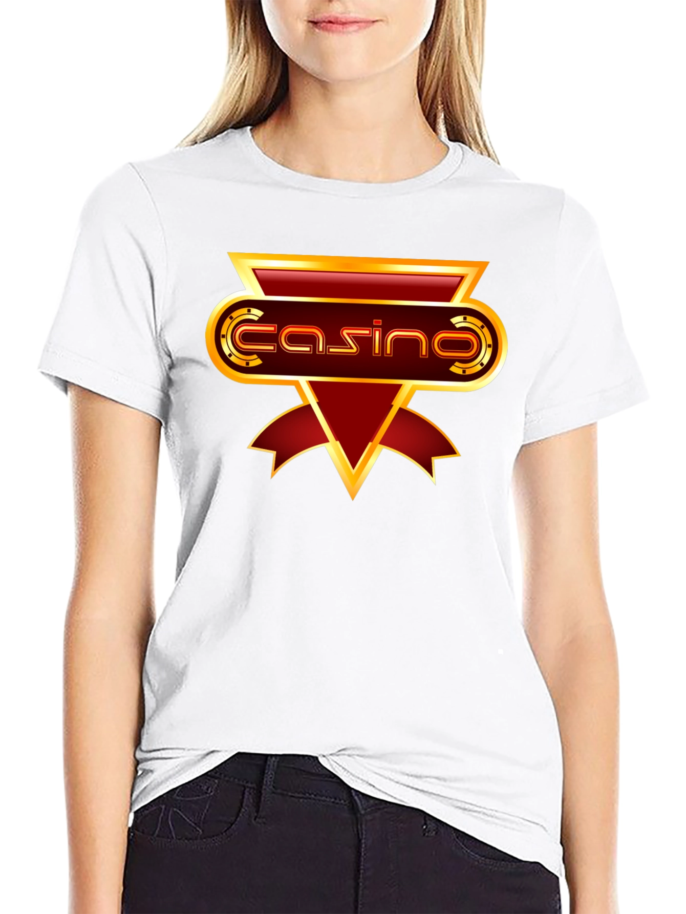 Casino Graphic T-Shirt - Black