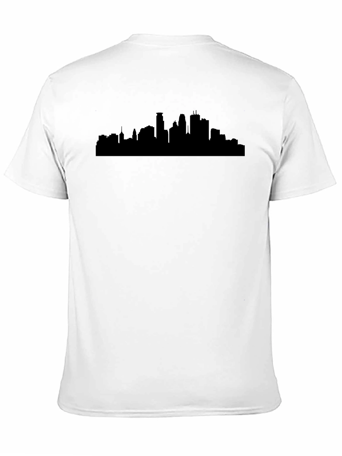 City Skyline Graphic Tee - Sleek Black T-Shirt