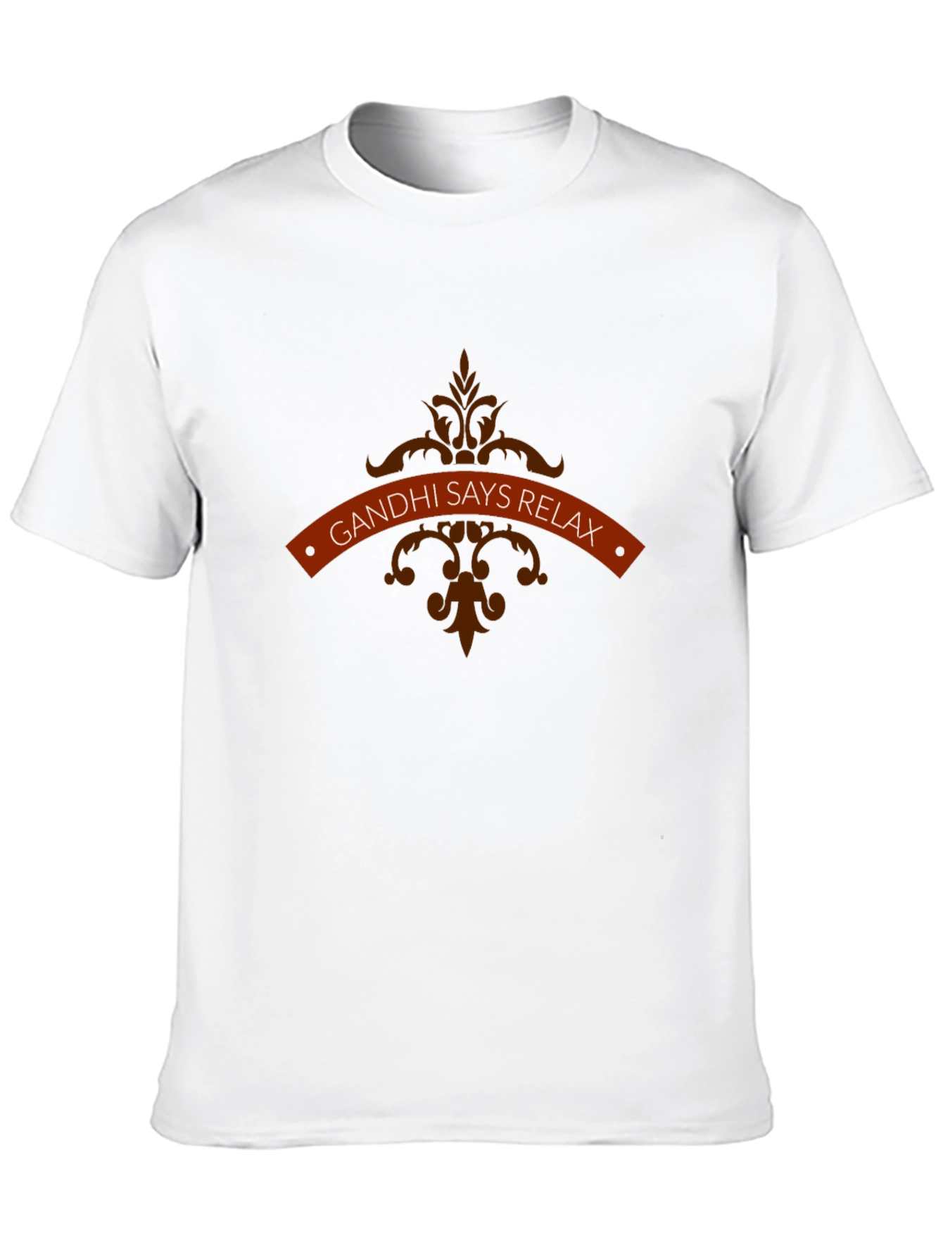 Gandhi Says Relax T-Shirt - Casual Comfort