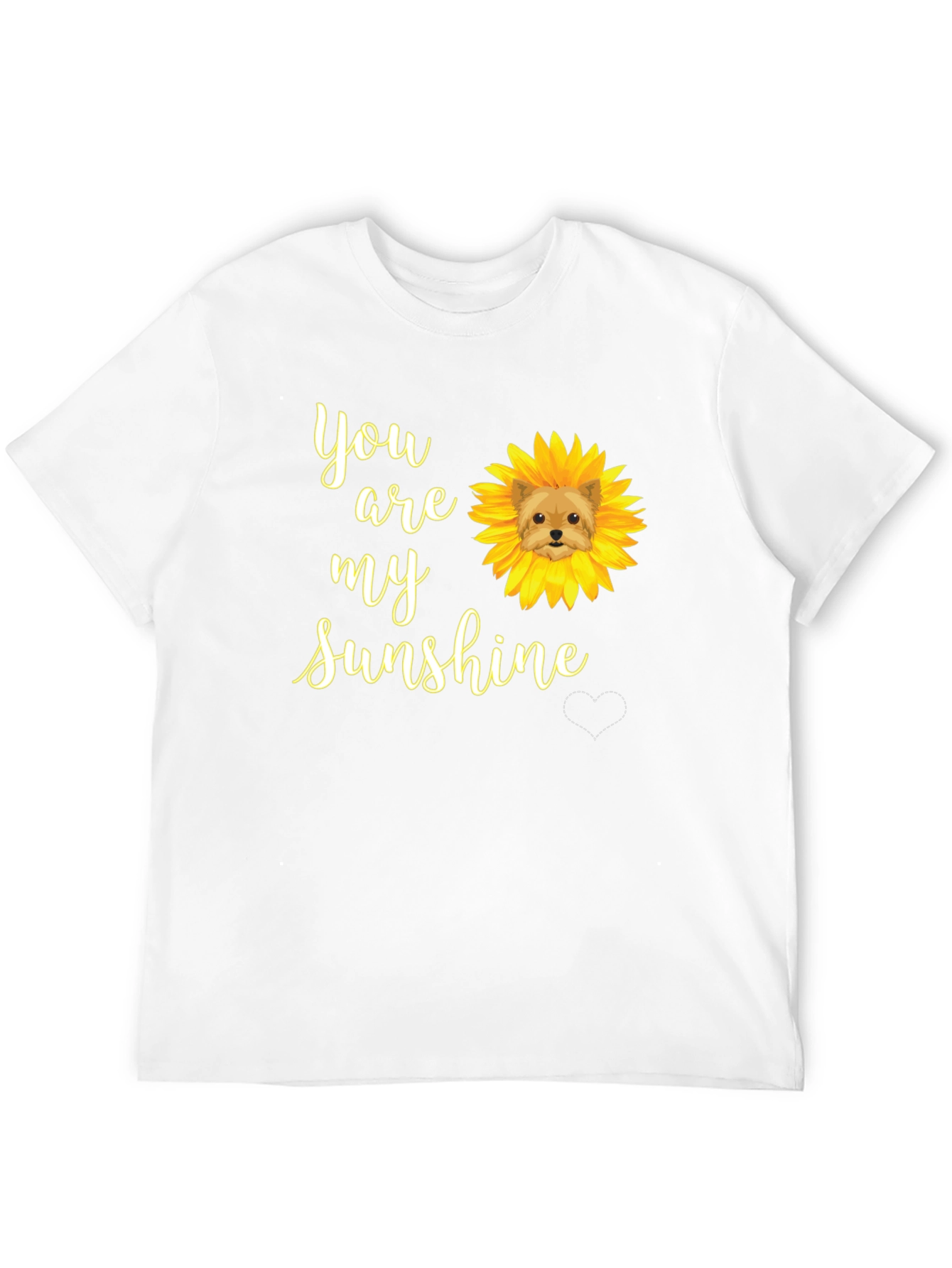 You Are My Sunshine Dog Sunflower T-Shirt