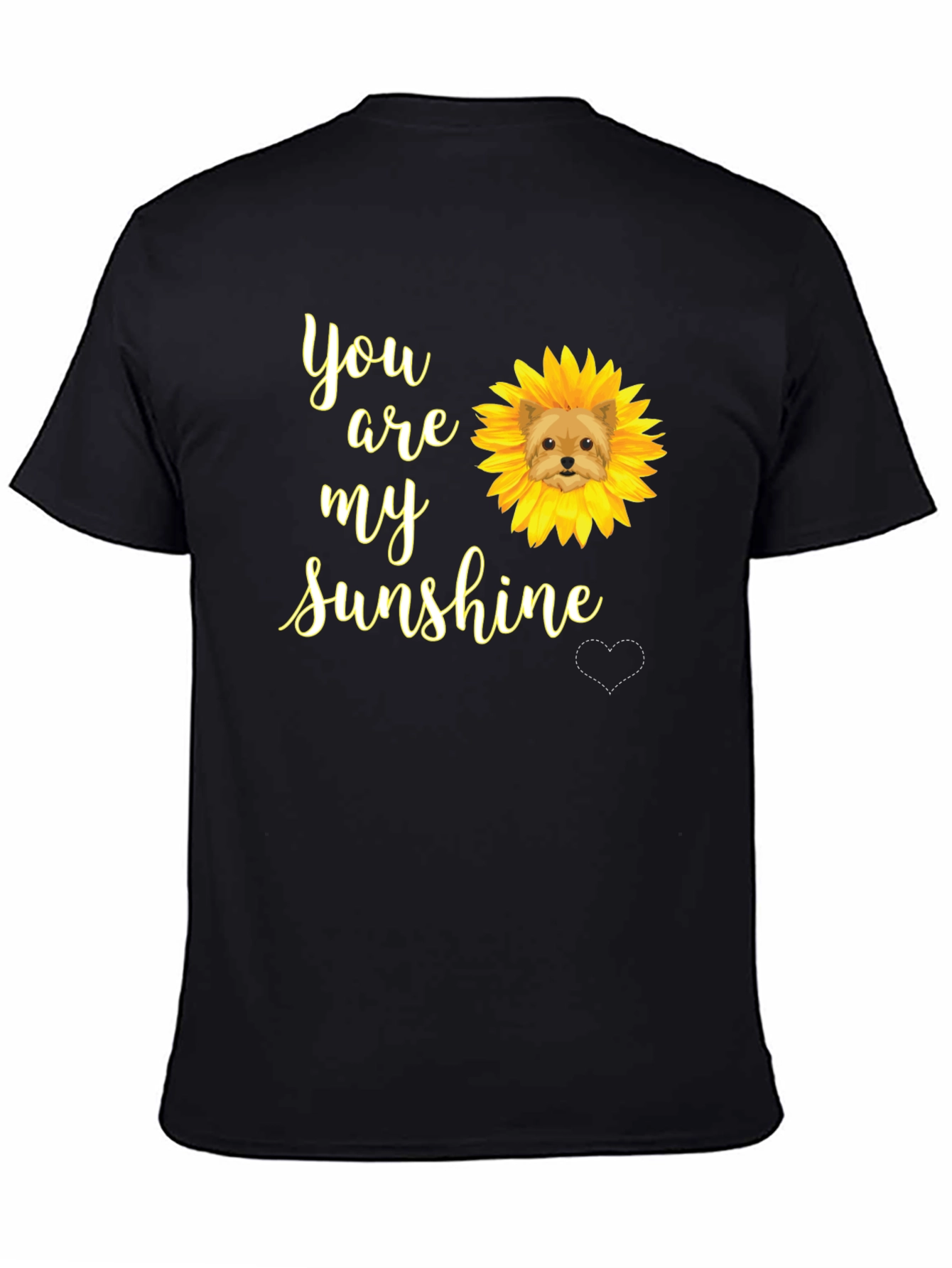 You Are My Sunshine Dog Sunflower T-Shirt