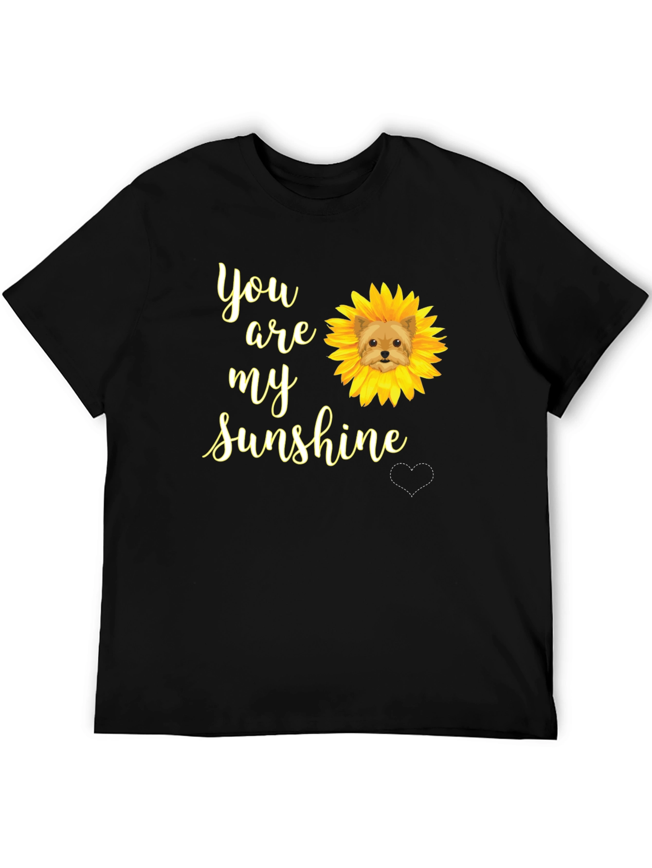You Are My Sunshine Dog Sunflower T-Shirt