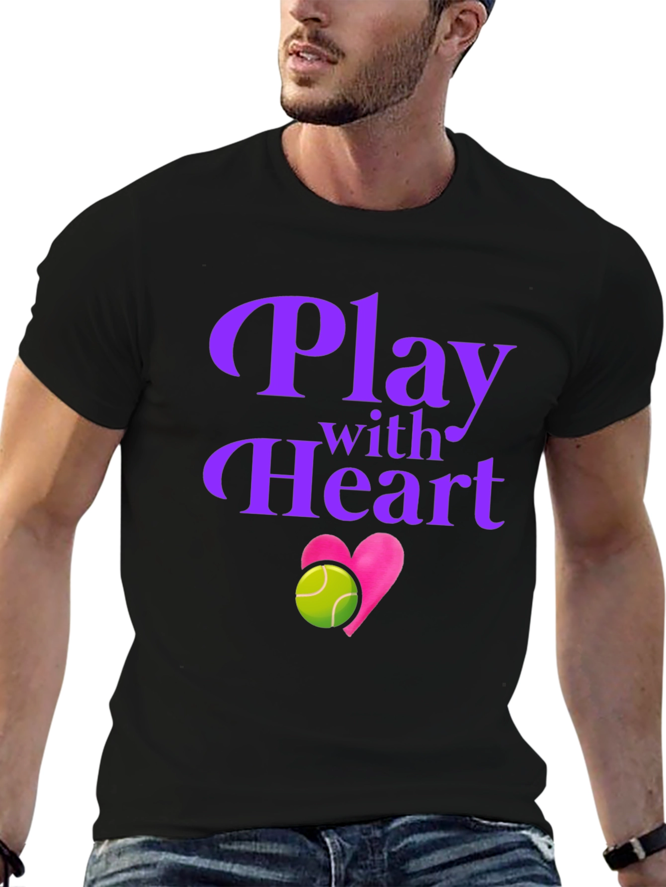 Play with Heart Tennis T-Shirt