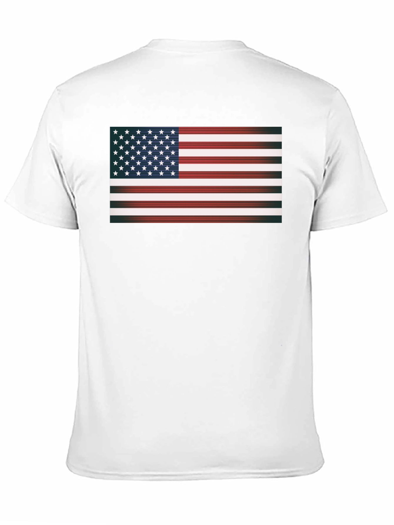 American Flag Graphic Black T-Shirt