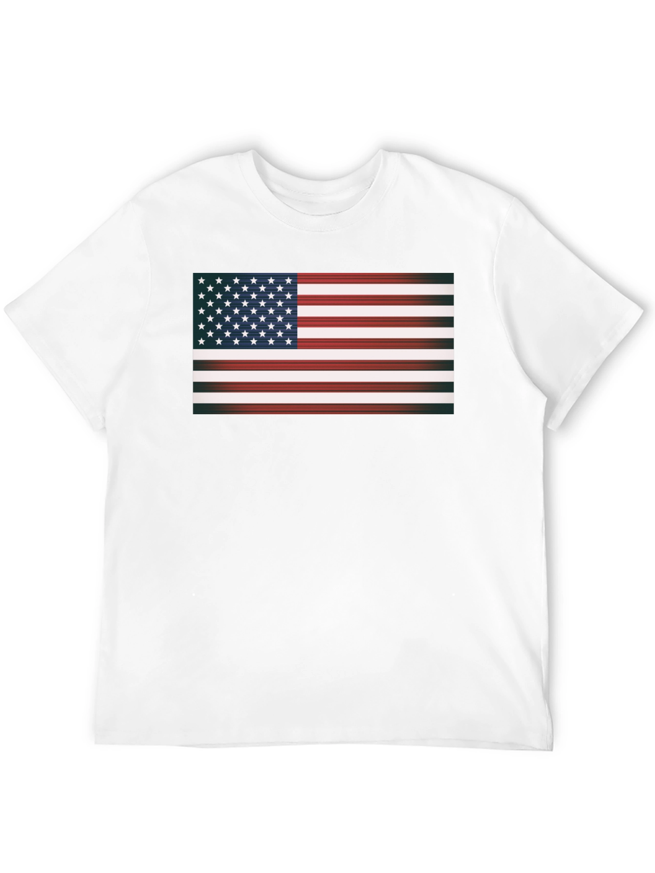 American Flag Graphic Black T-Shirt