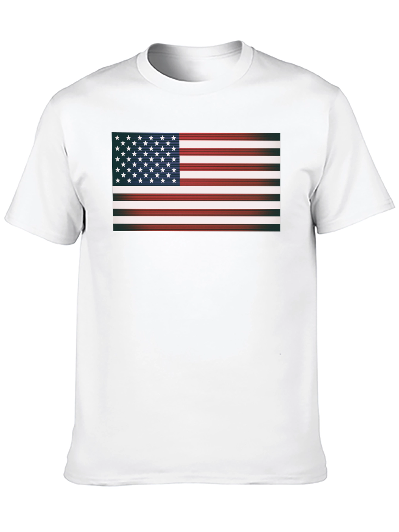 American Flag Graphic Black T-Shirt