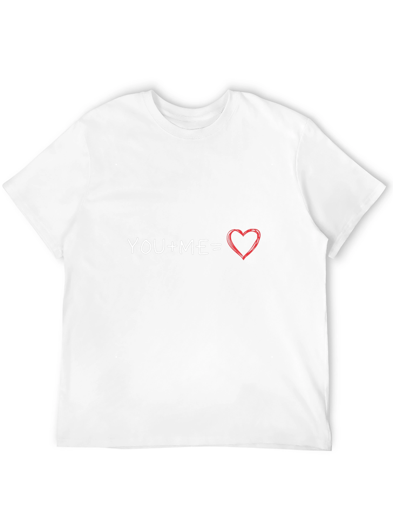 You + Me = Love Graphic Tee