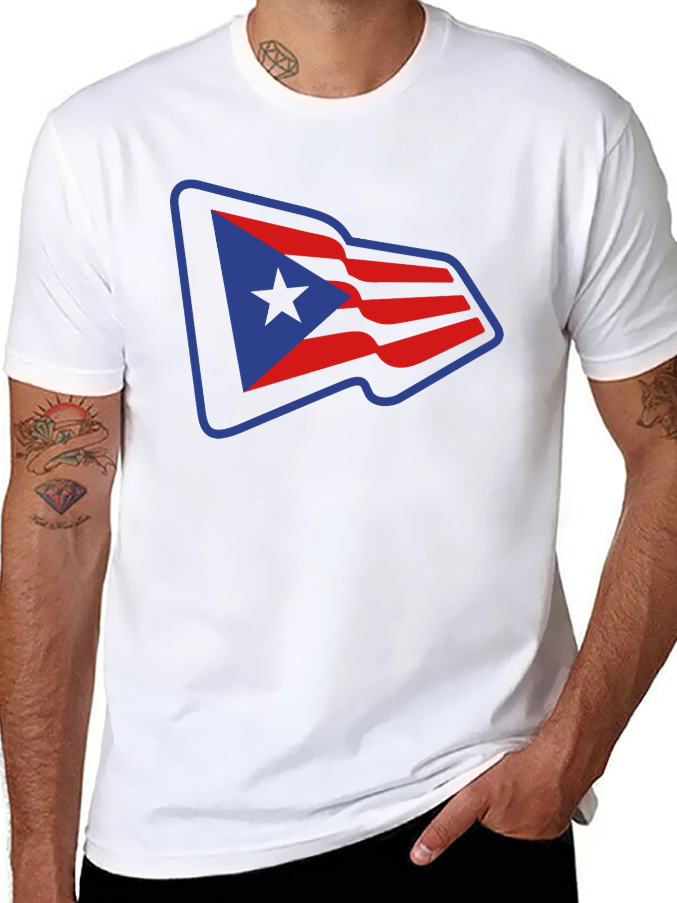Puerto Rico Flag T-Shirt - Island Pride Tee