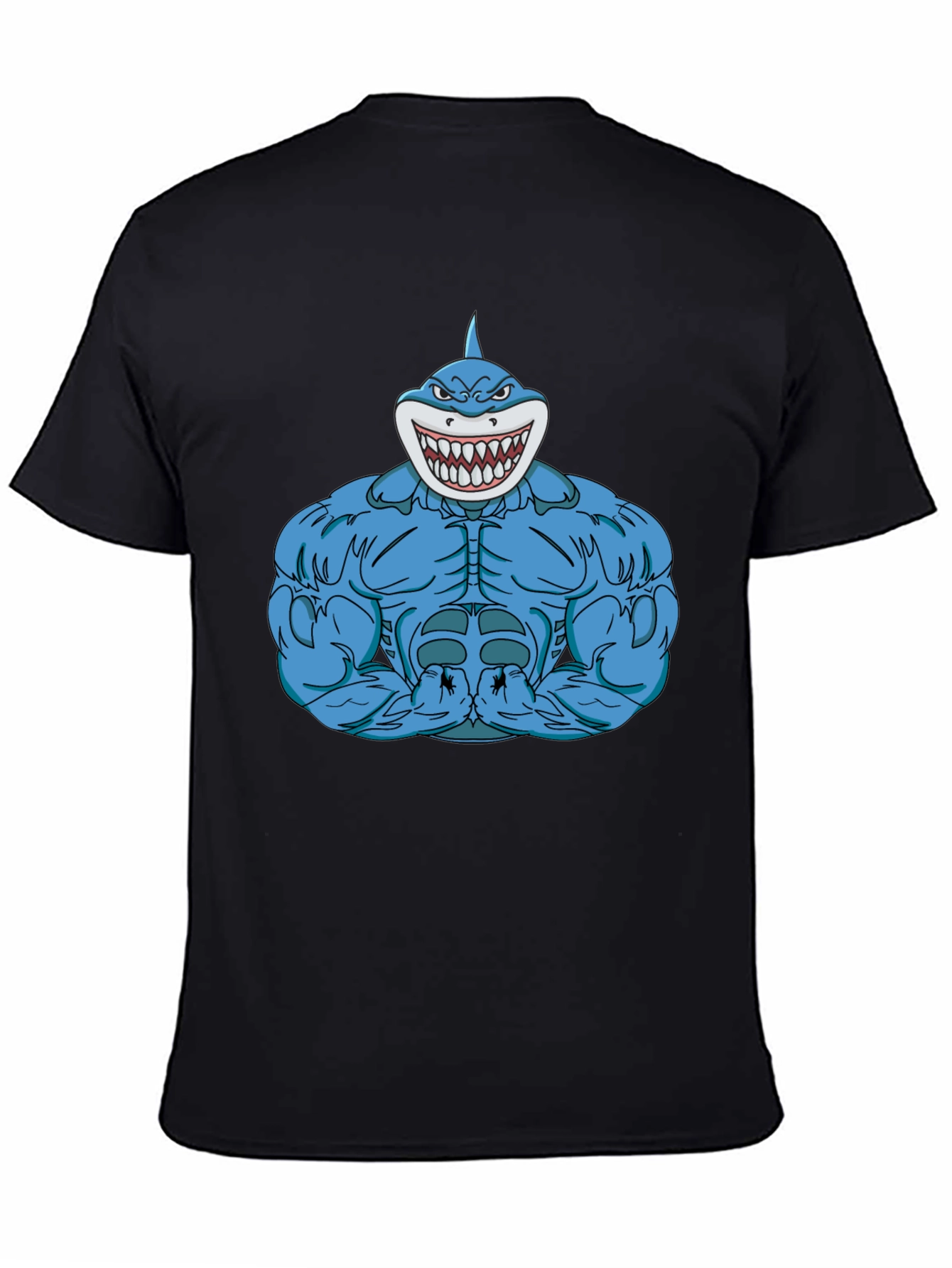 Shark Muscle T-Shirt - Bold Graphic Tee