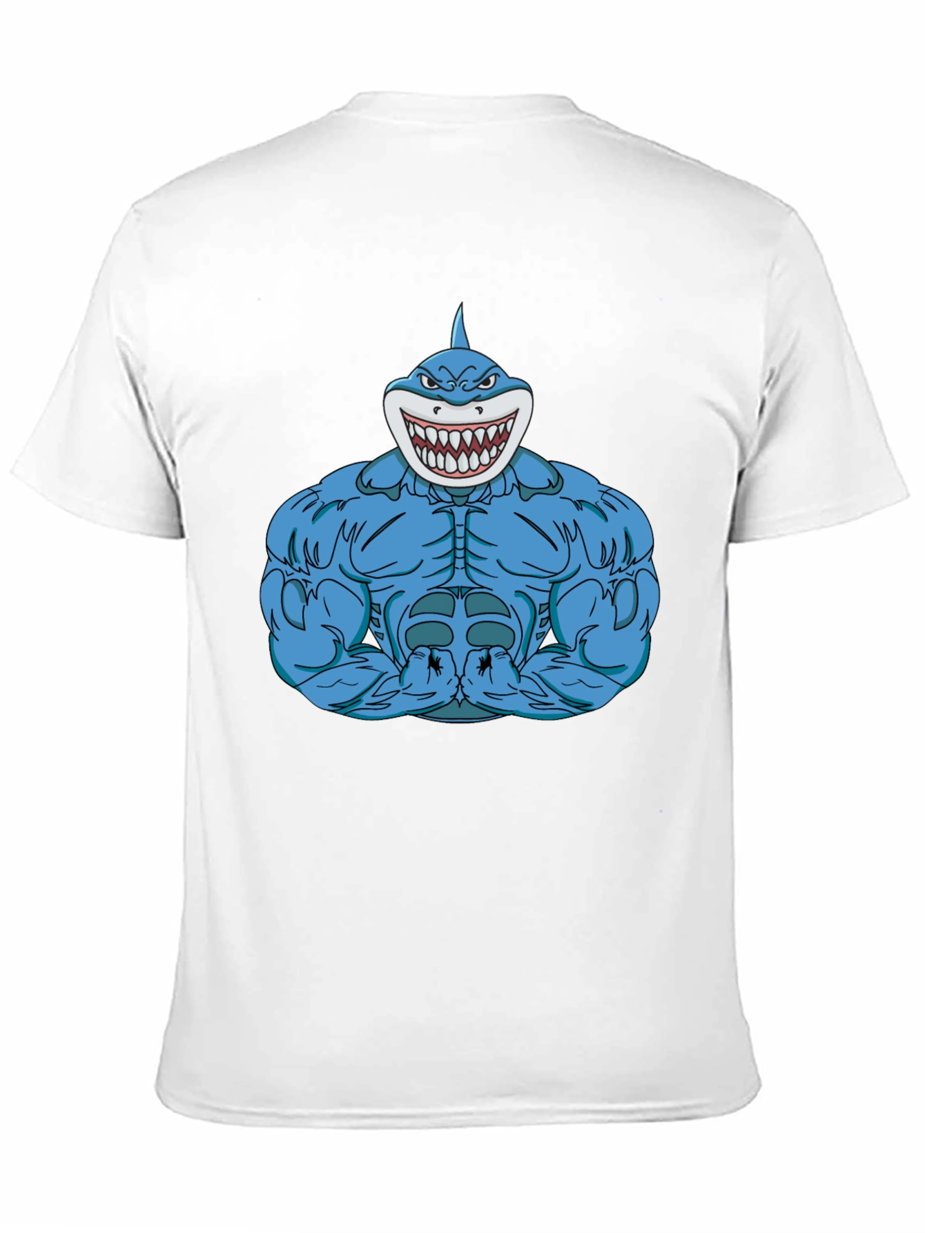 Shark Muscle T-Shirt - Bold Graphic Tee