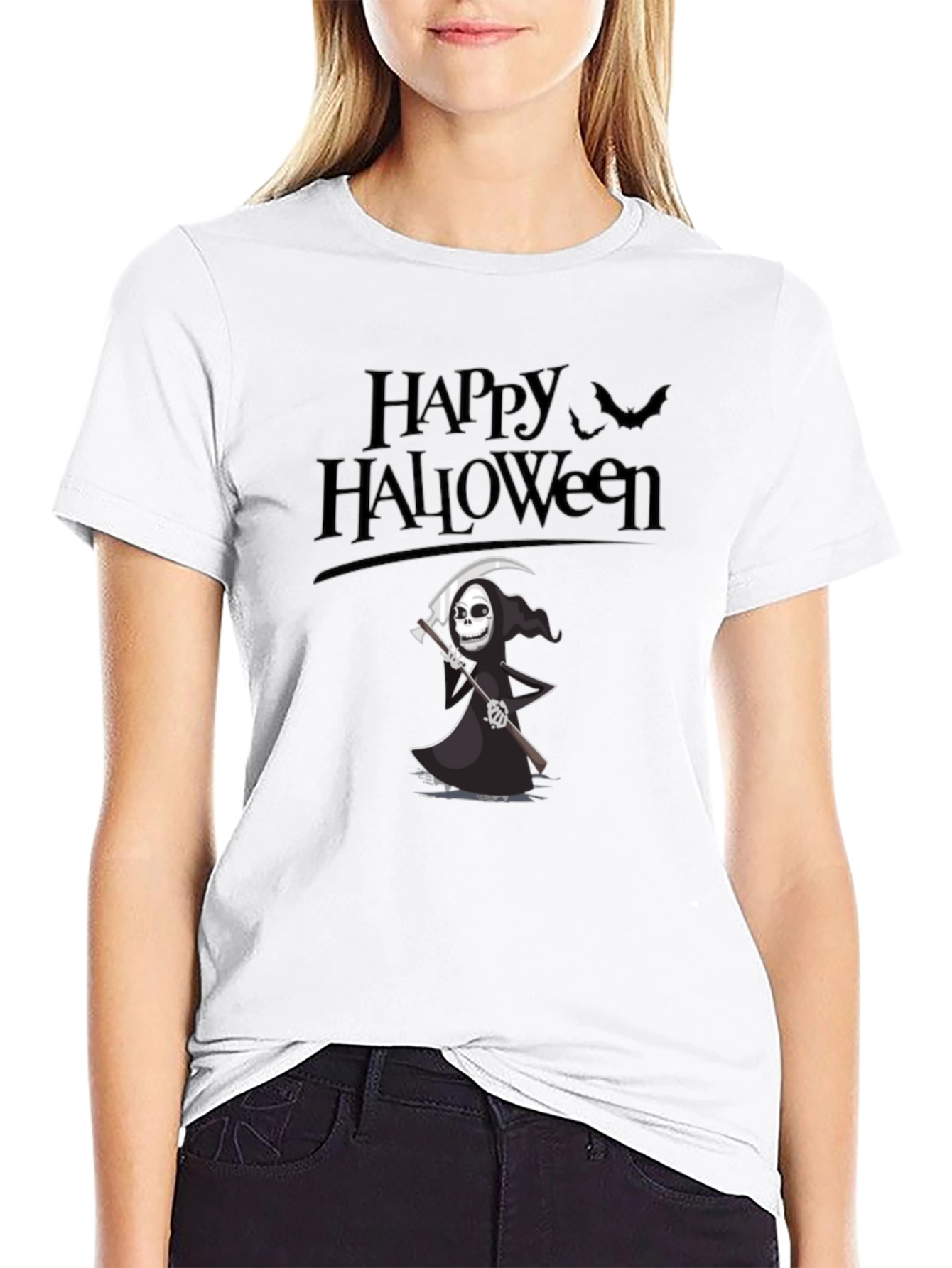 Happy Halloween Grim Reaper T-Shirt