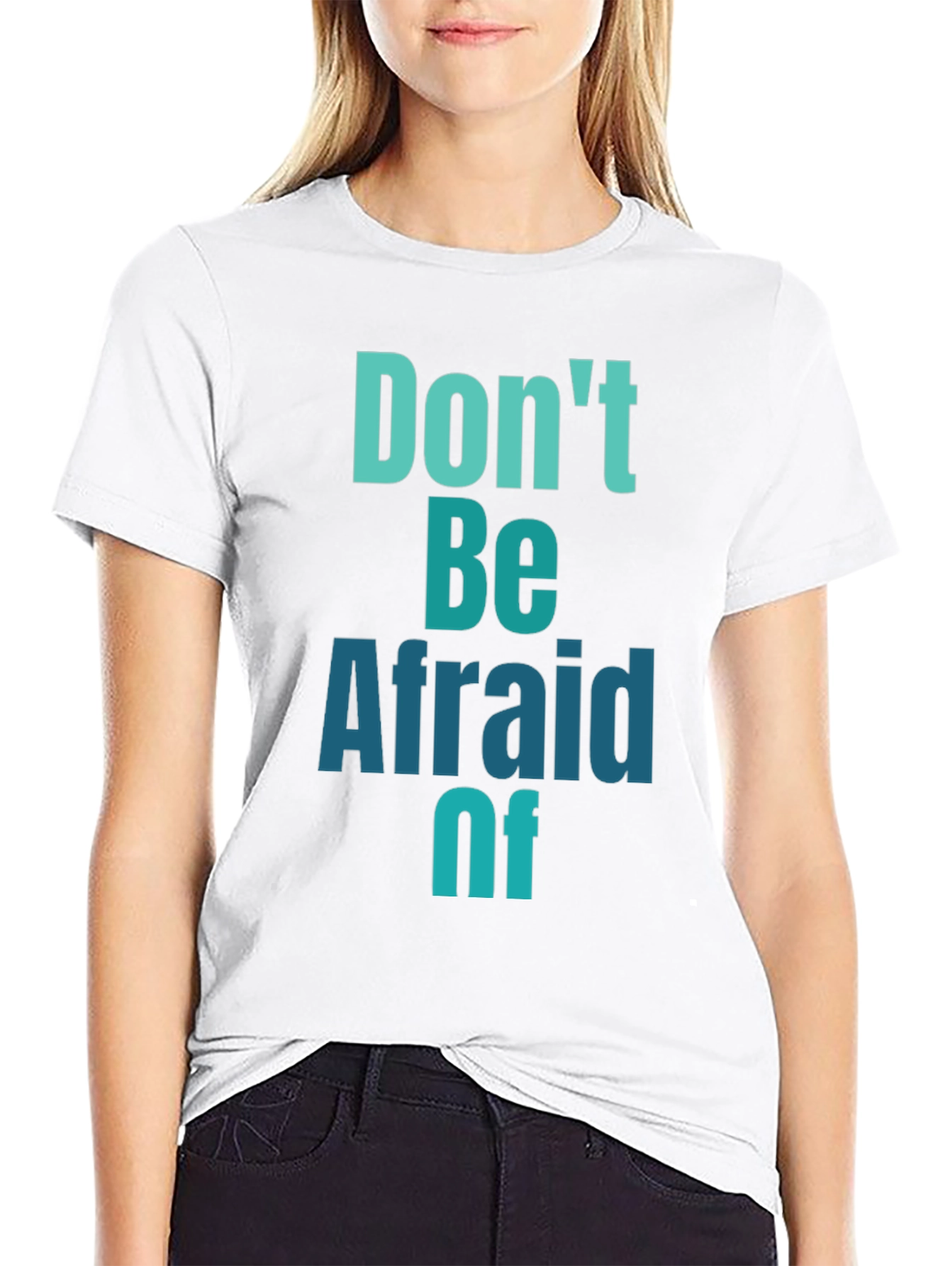 Dont Be Afraid Graphic Tee - Black