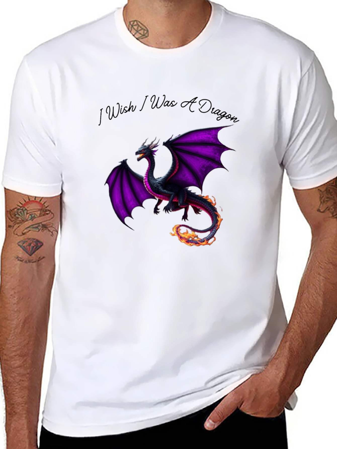 I Wish I Was A Dragon Graphic Tee