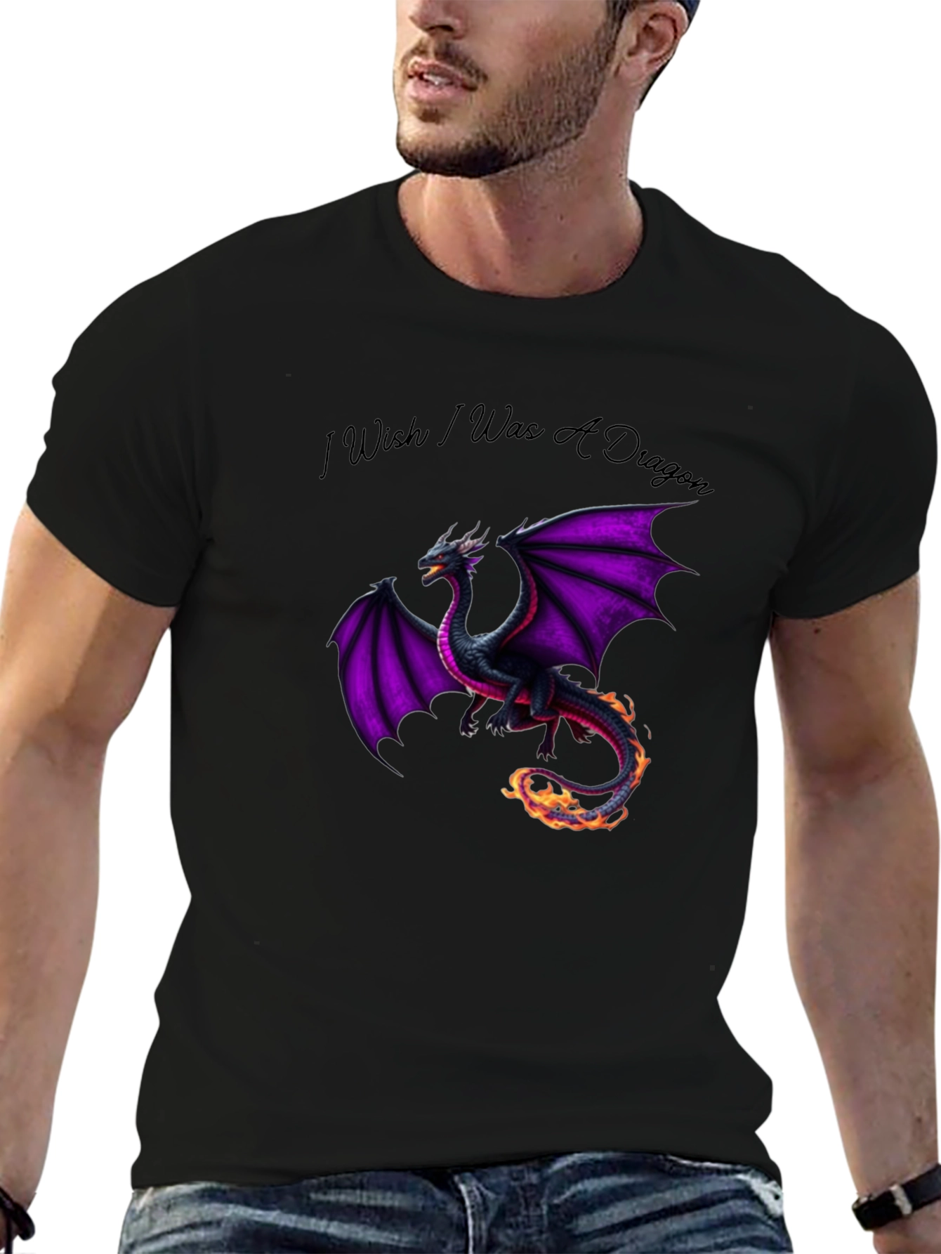 I Wish I Was A Dragon Graphic Tee