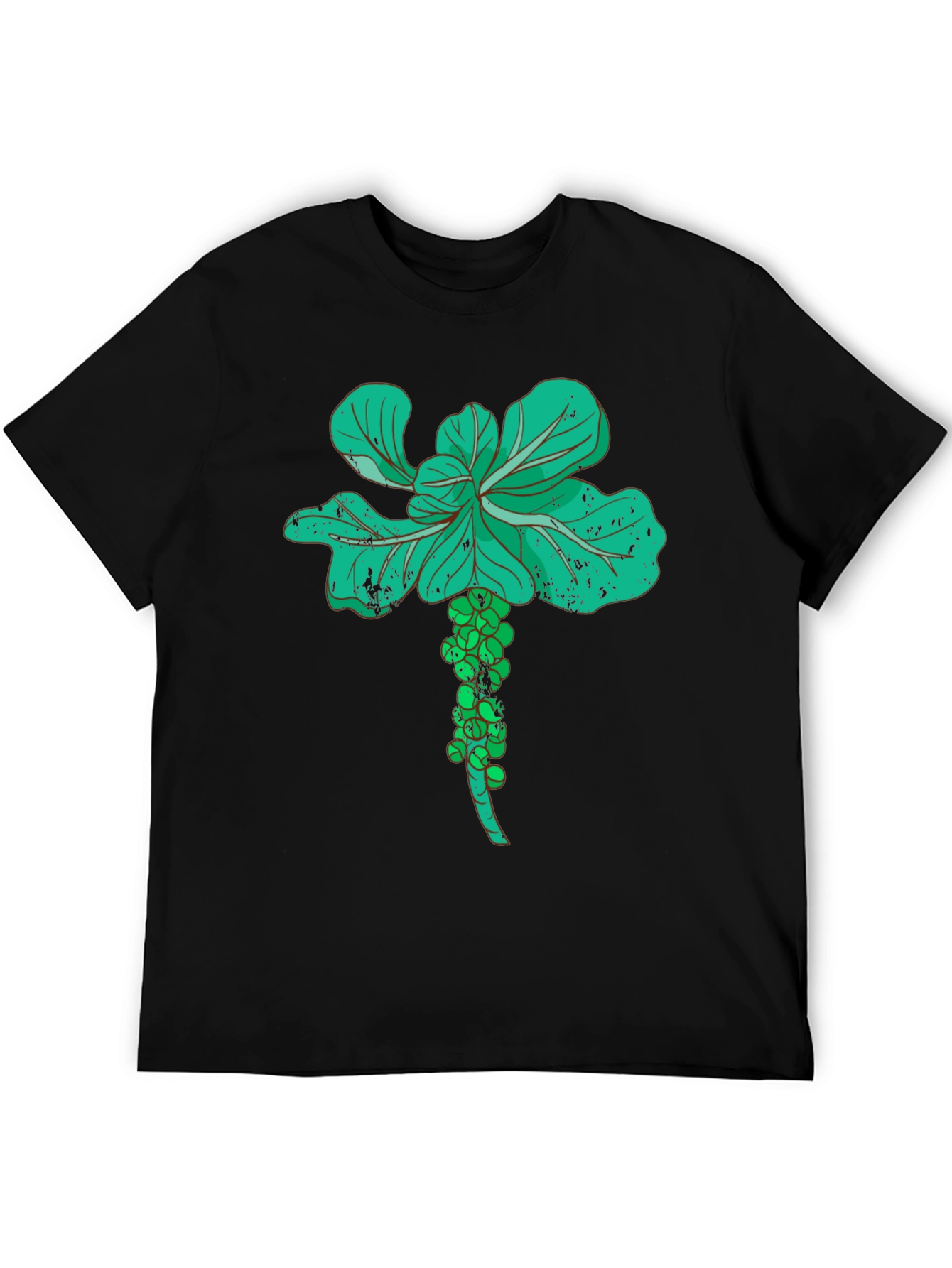Brussels Sprouts Graphic Tee - Vegetable Lovers Black T-Shirt