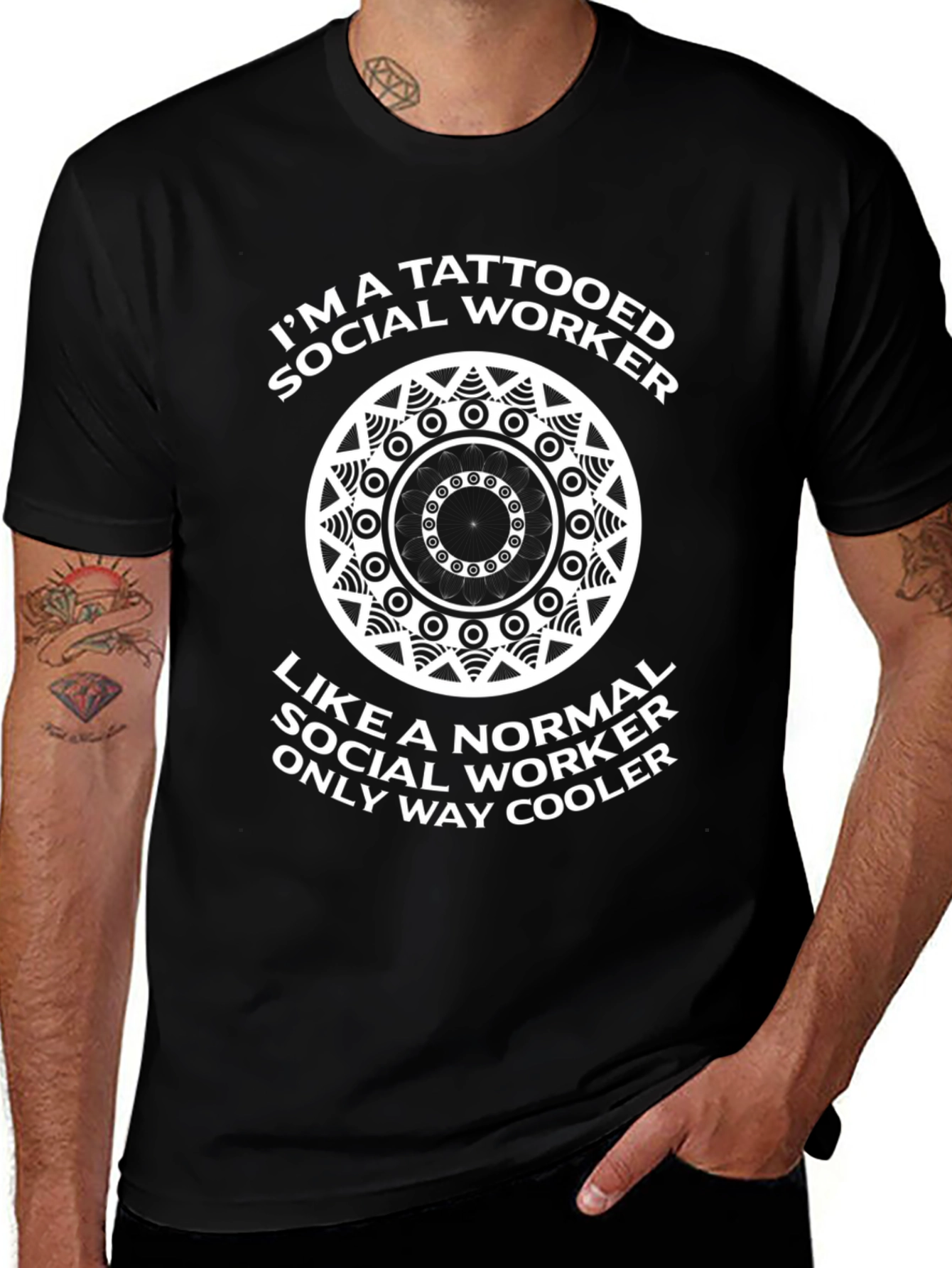 Tattooed Social Worker Graphic Tee