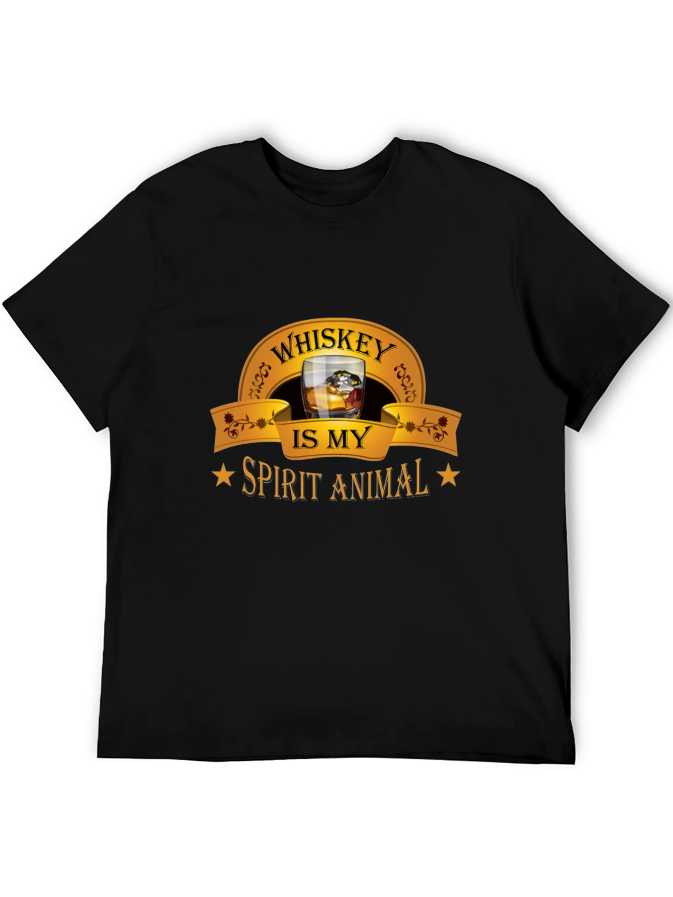 Whiskey is My Spirit Animal Graphic Tee