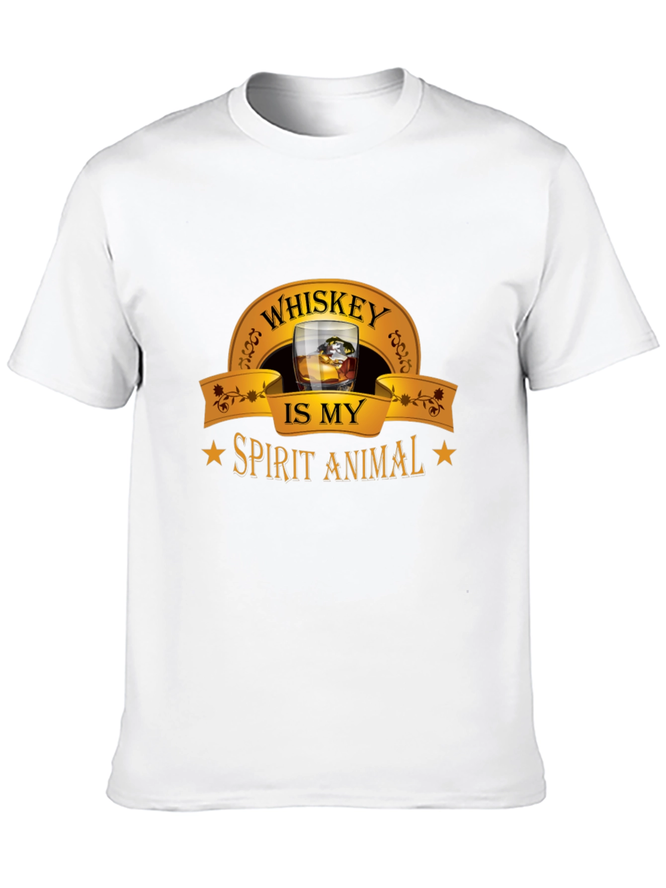 Whiskey is My Spirit Animal Graphic Tee