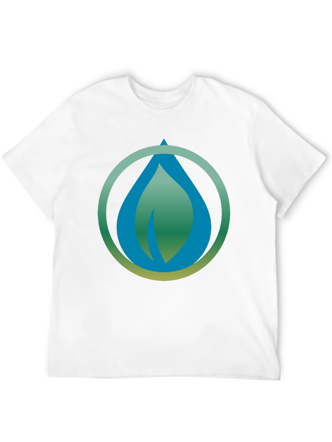 Nature Drop Graphic Black T-Shirt