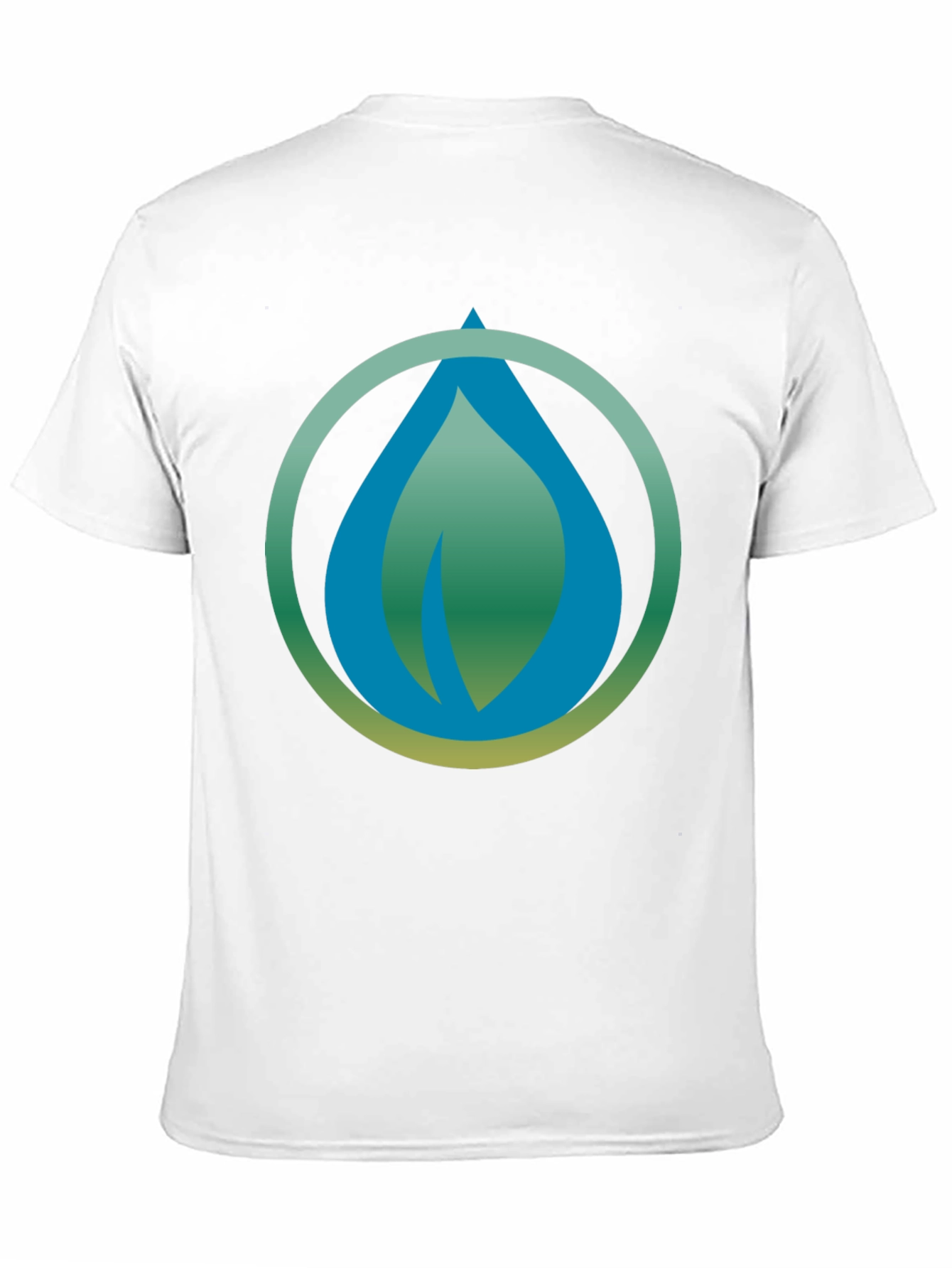 Nature Drop Graphic Black T-Shirt