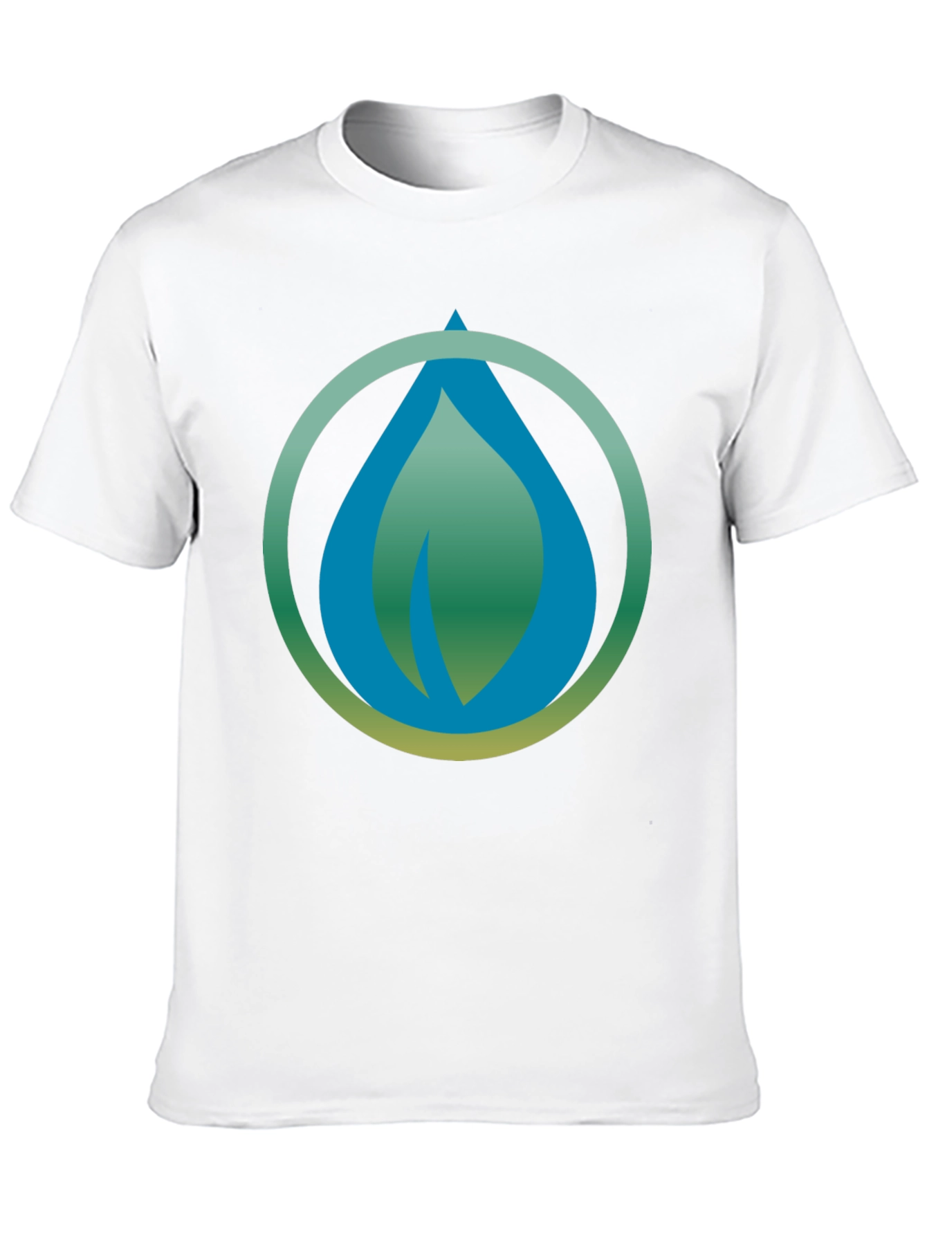 Nature Drop Graphic Black T-Shirt
