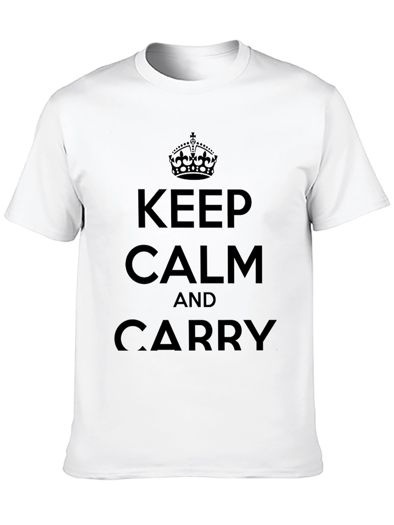 Keep Calm and Carry On Graphic T-Shirt