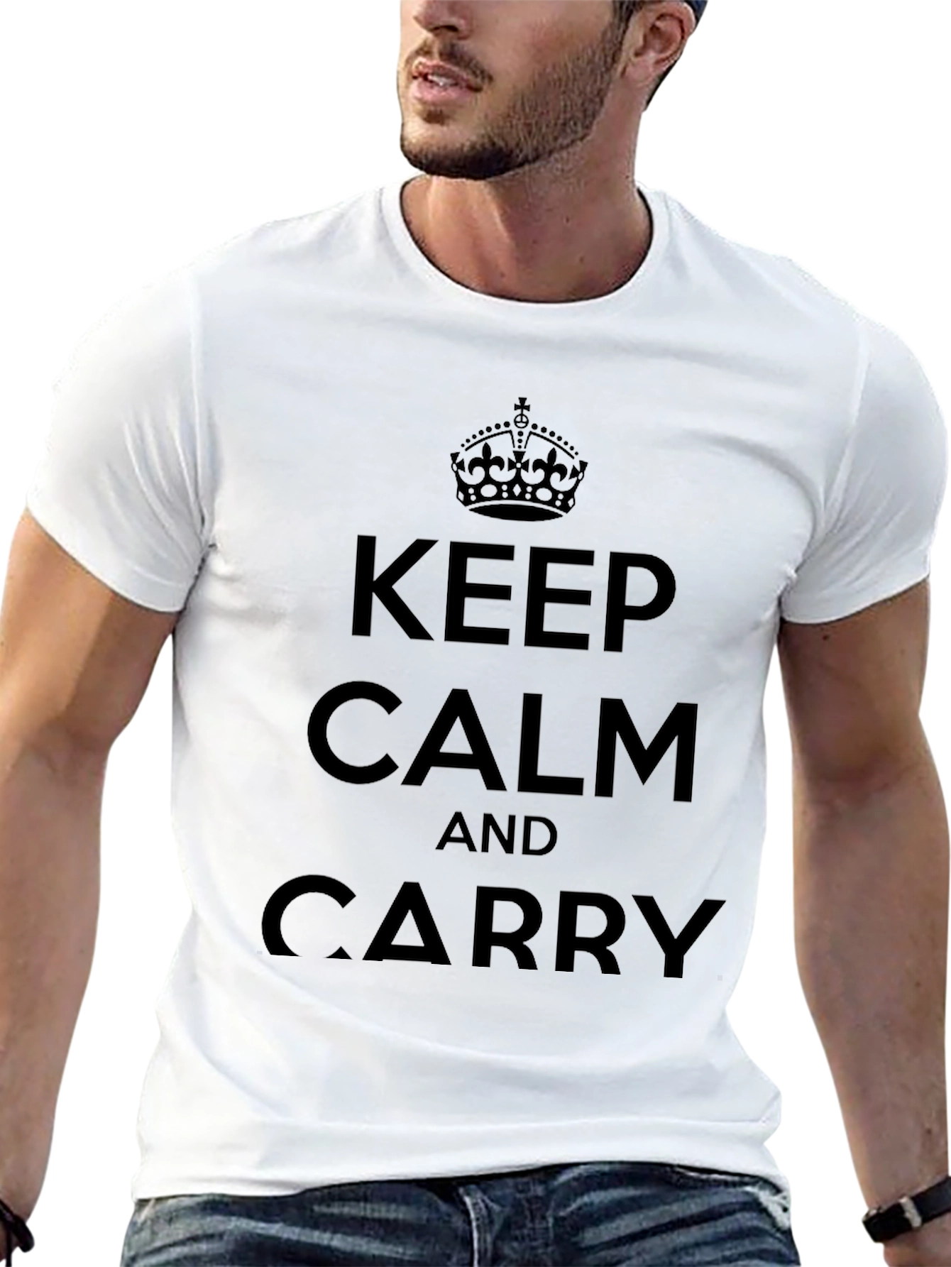 Keep Calm and Carry On Graphic T-Shirt
