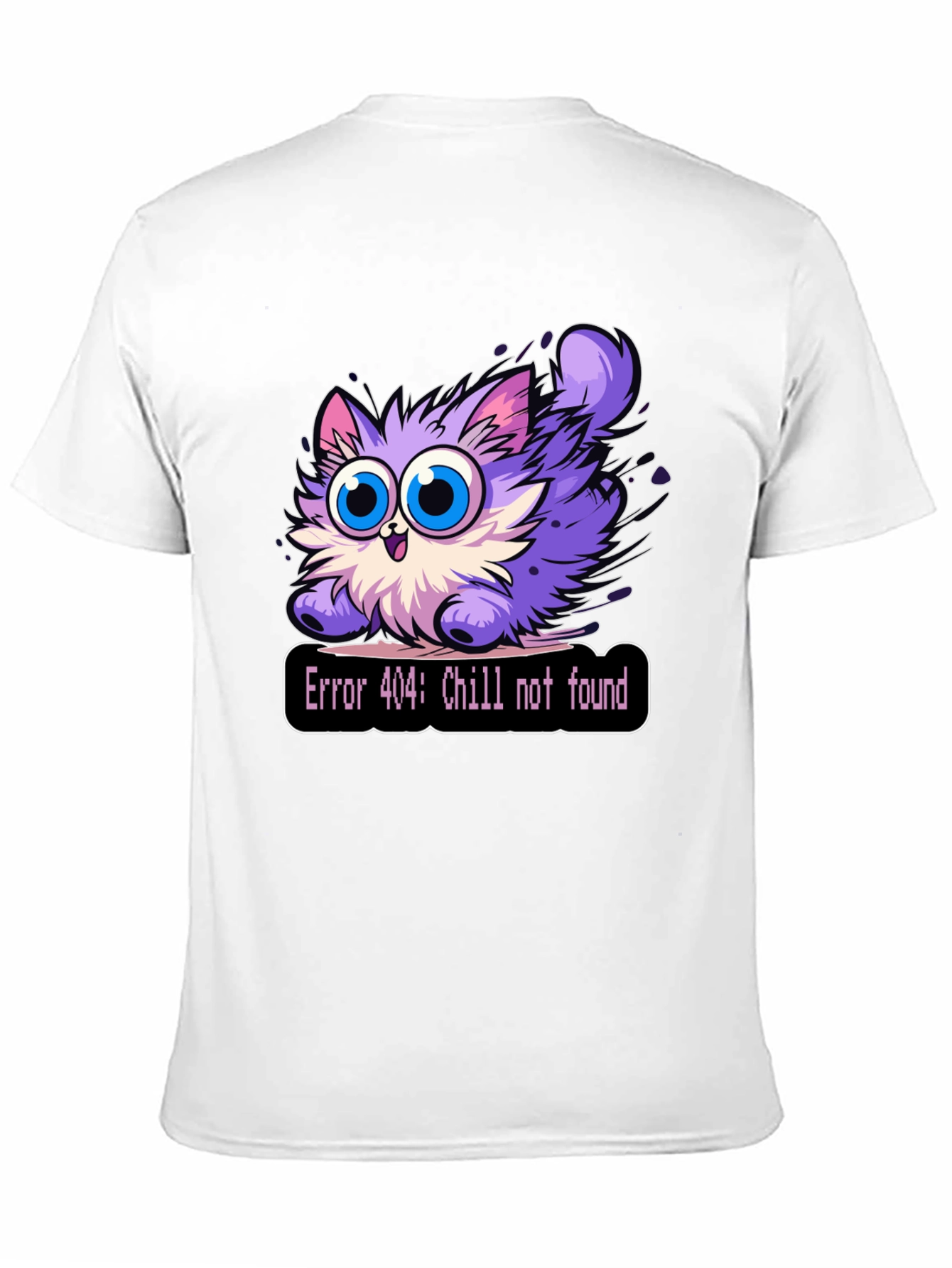 Error 404 Chill Not Found Cat T-Shirt