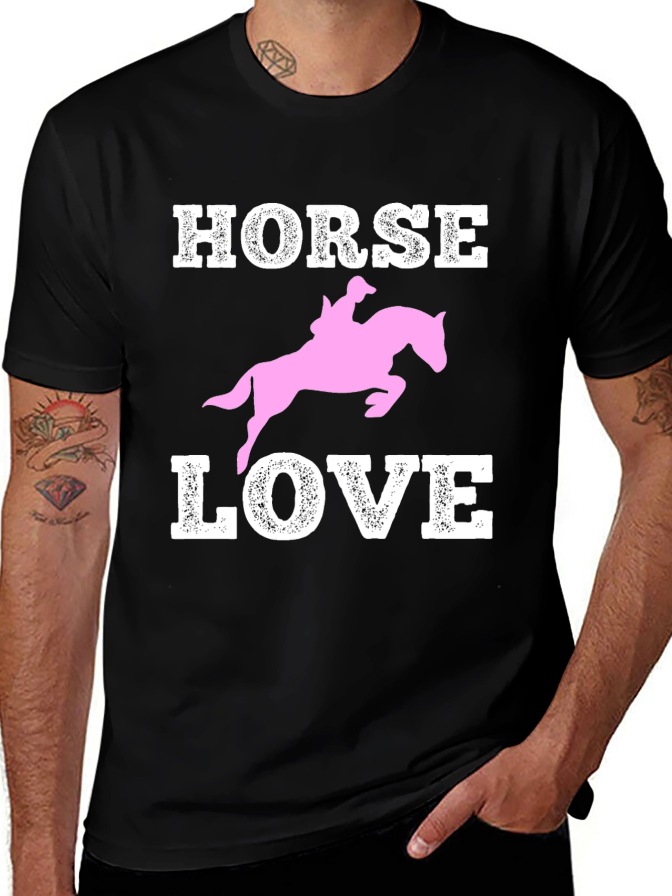 Horse Love Graphic T-Shirt - Equestrian Style