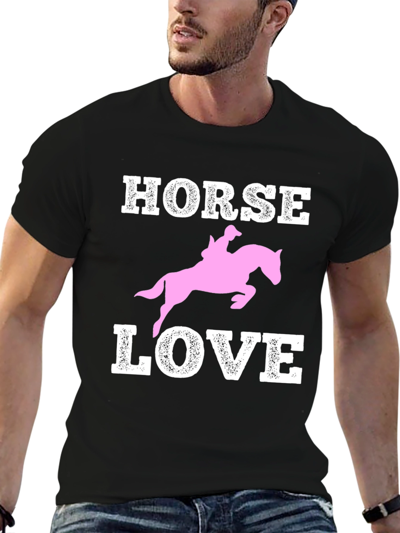 Horse Love Graphic T-Shirt - Equestrian Style