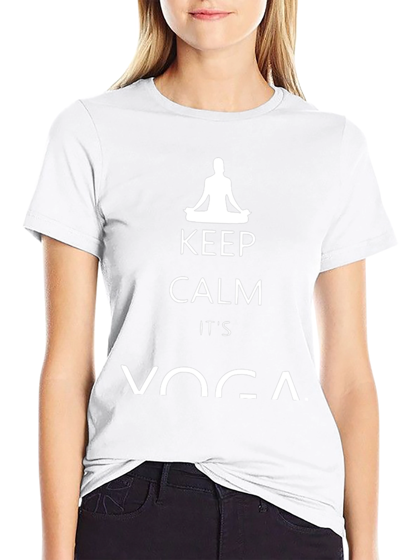 Keep Calm Its Yoga T-Shirt