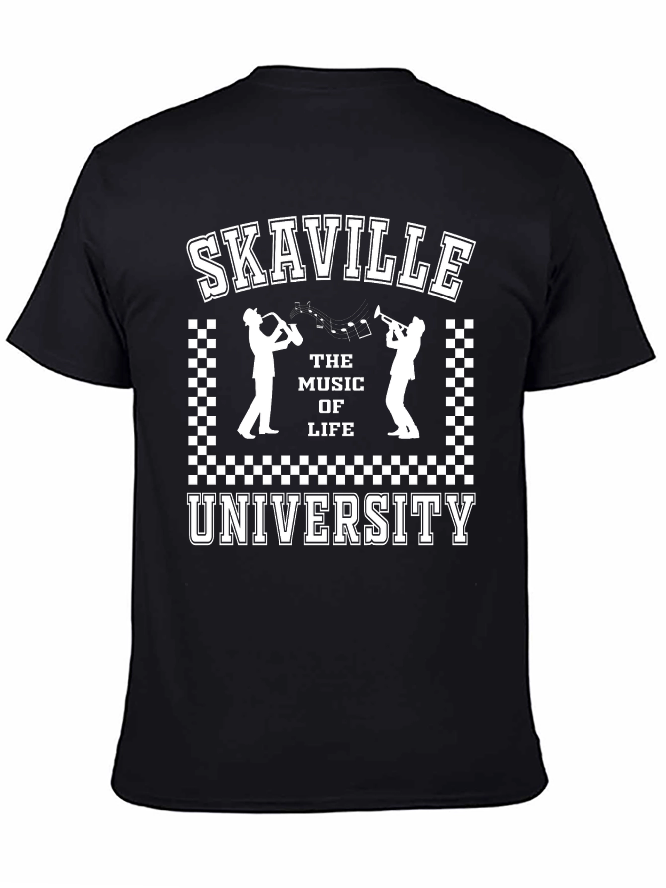 Ska Music T-Shirt: Skaville University Design