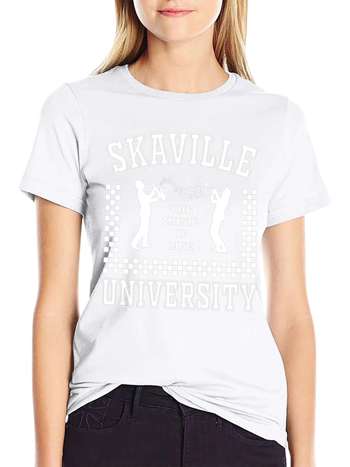 Ska Music T-Shirt: Skaville University Design