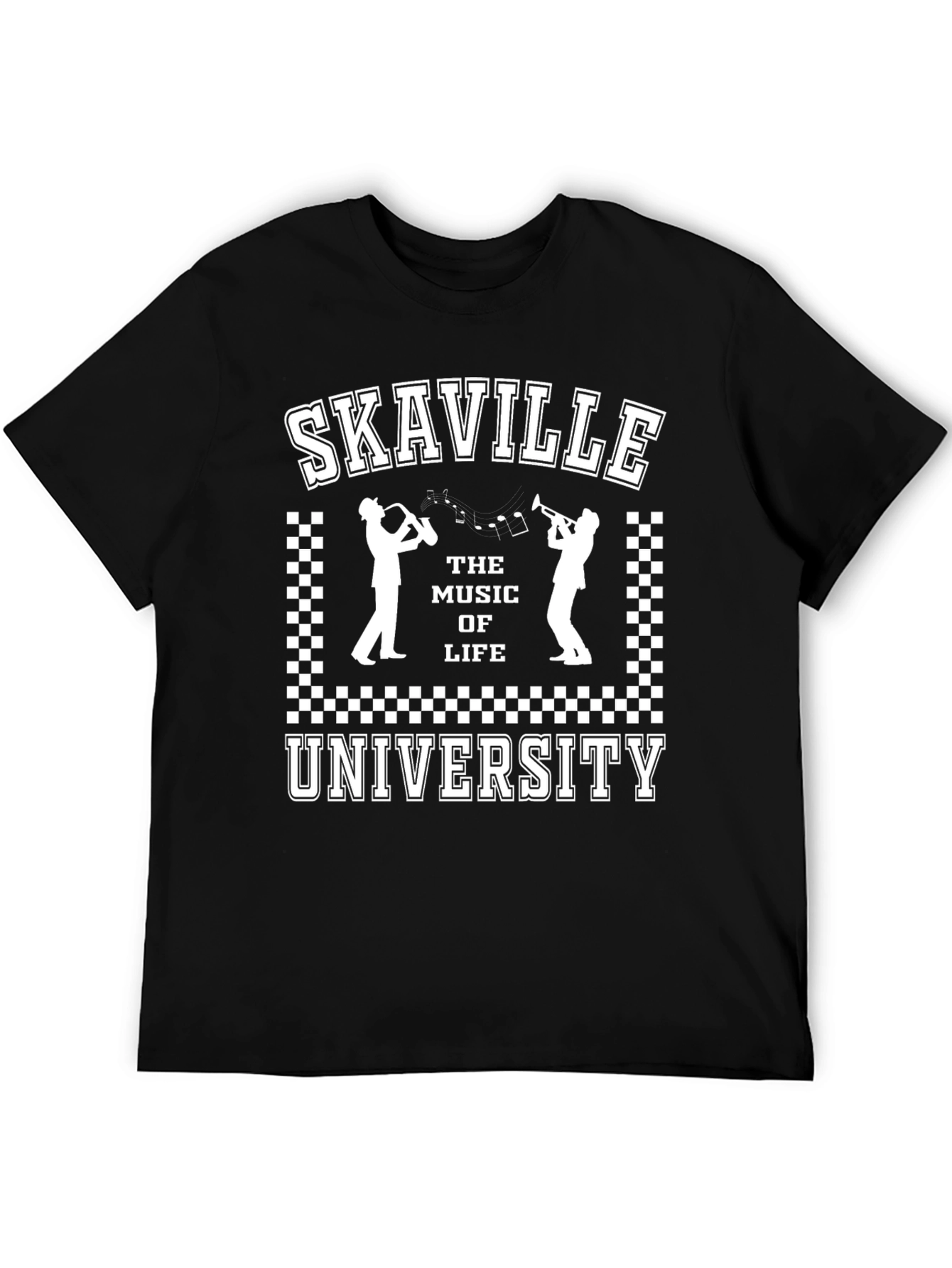 Ska Music T-Shirt: Skaville University Design