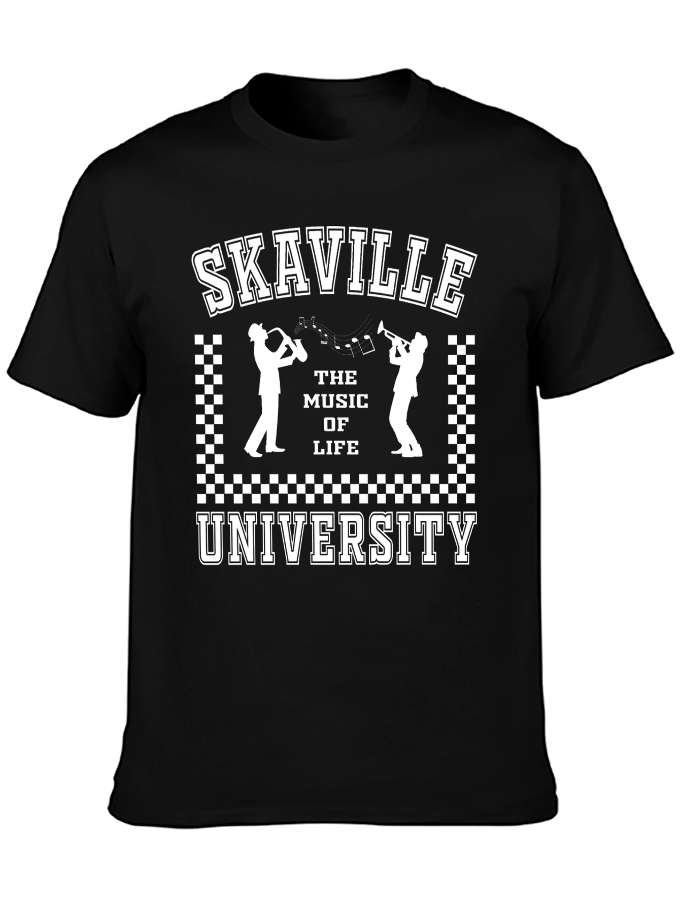Ska Music T-Shirt: Skaville University Design
