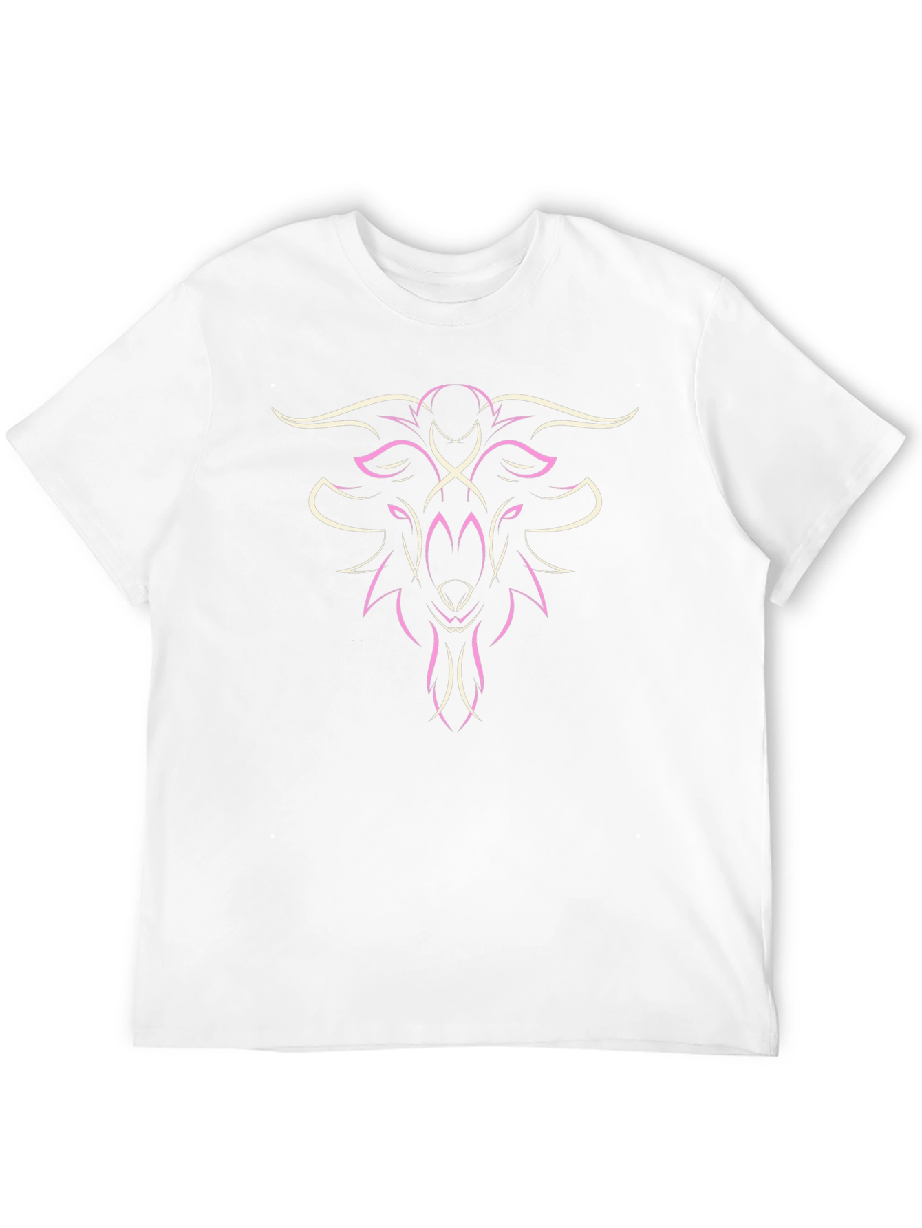 Goat Head Graphic Tee - Stylish Mens Black T-Shirt