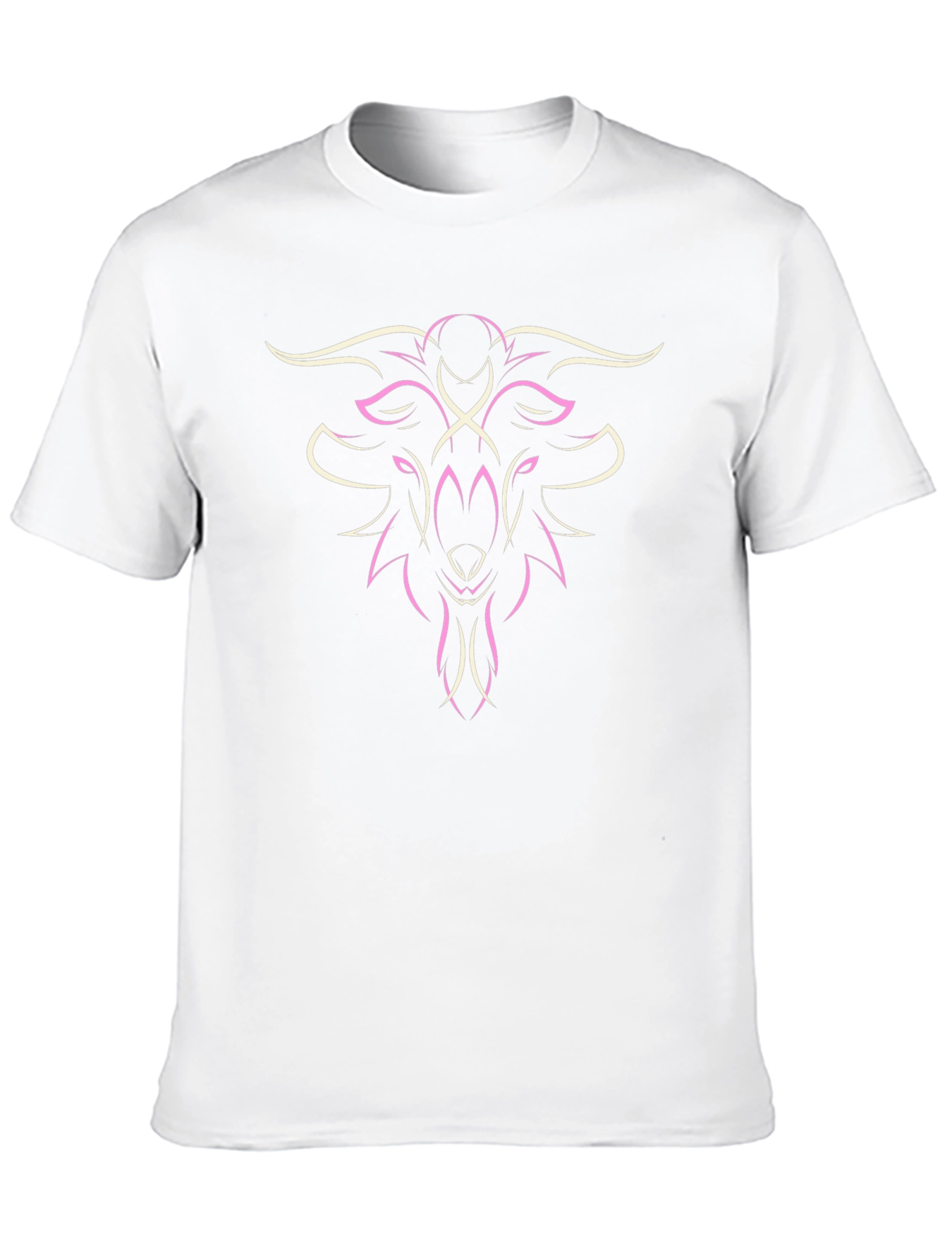 Goat Head Graphic Tee - Stylish Mens Black T-Shirt