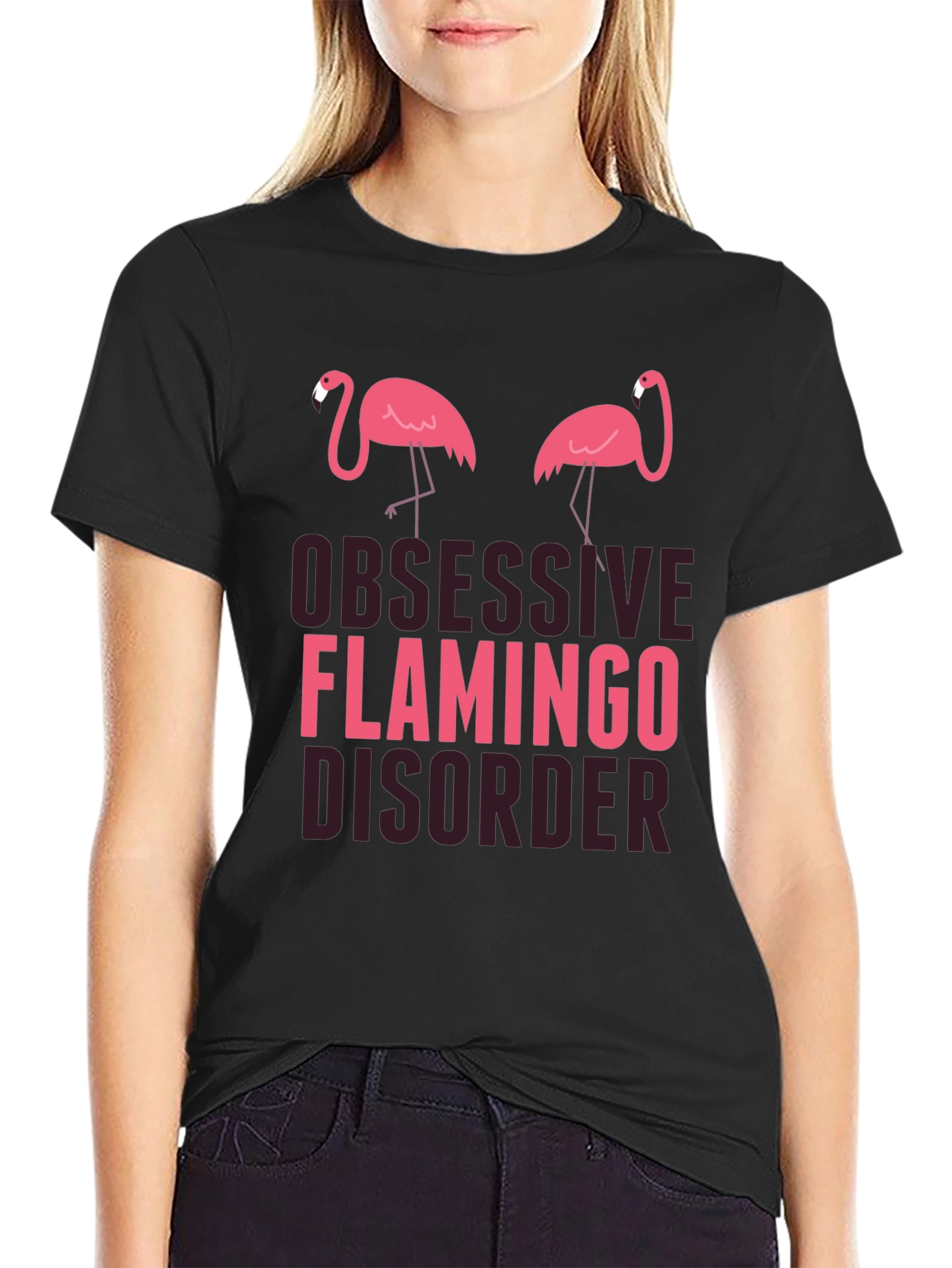Obsessive Flamingo Disorder Graphic Tee