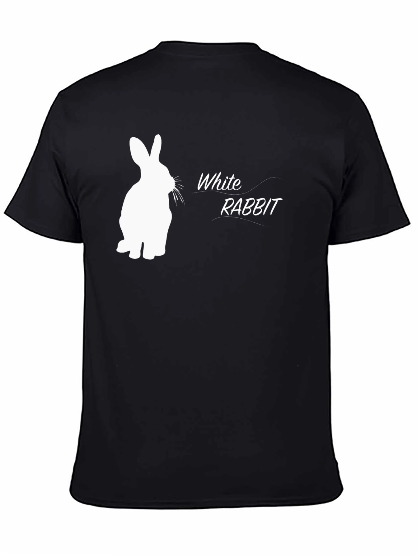 White Rabbit Graphic T-Shirt - Soft Cotton Blend