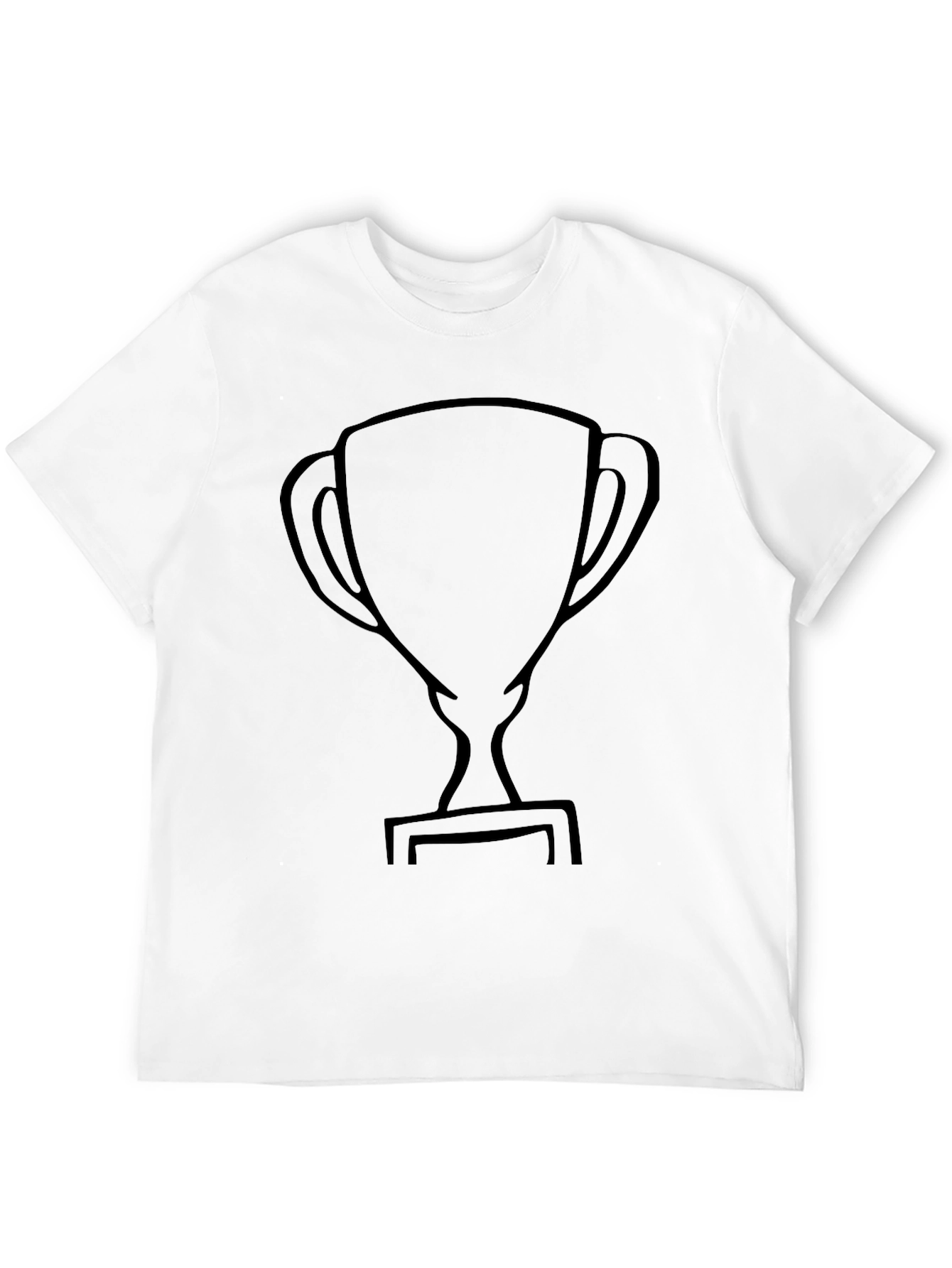 Black Trophy Graphic T-Shirt - Casual Comfort