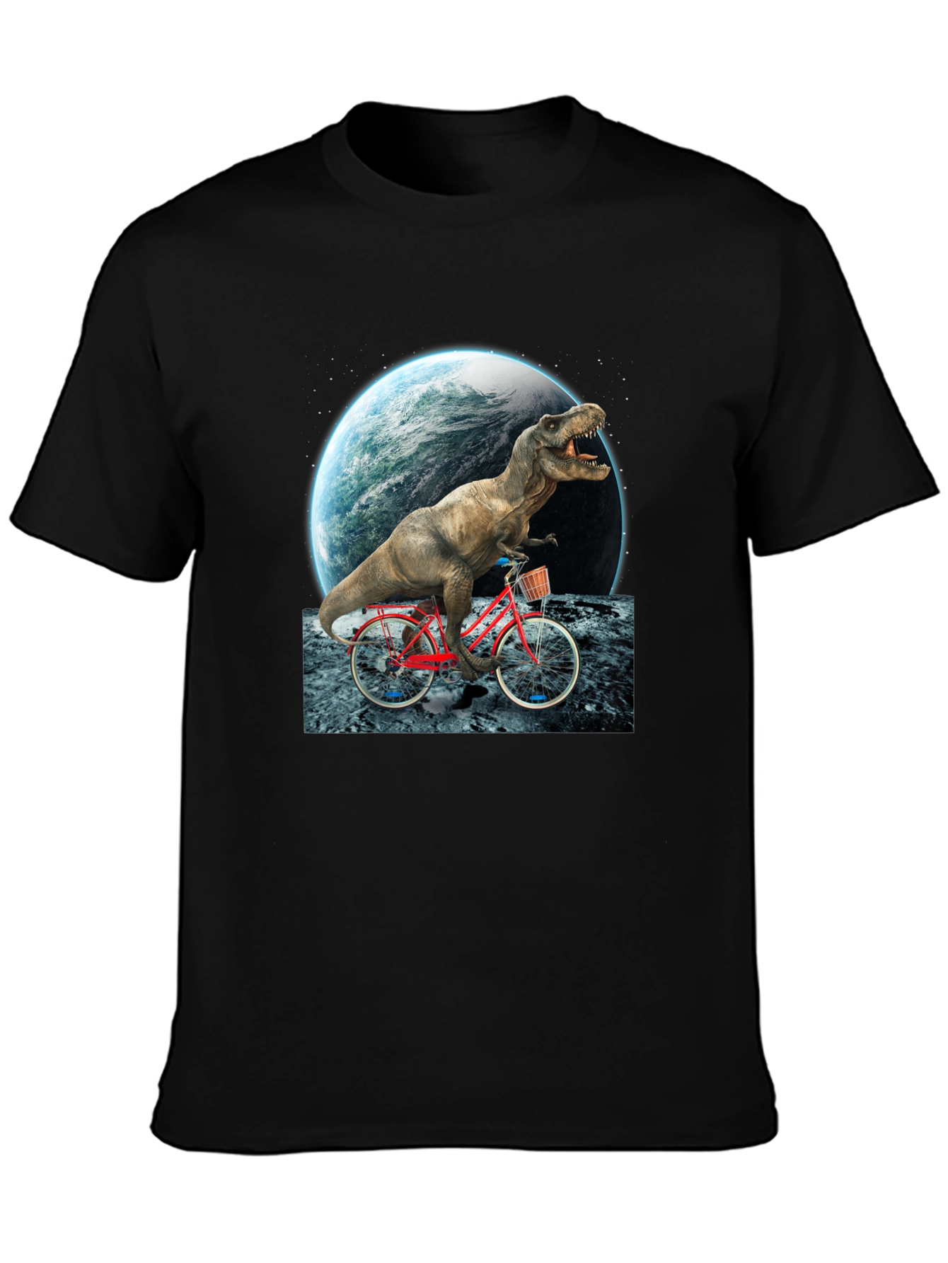 Dino Biker T-Shirt - Ride Through Space!