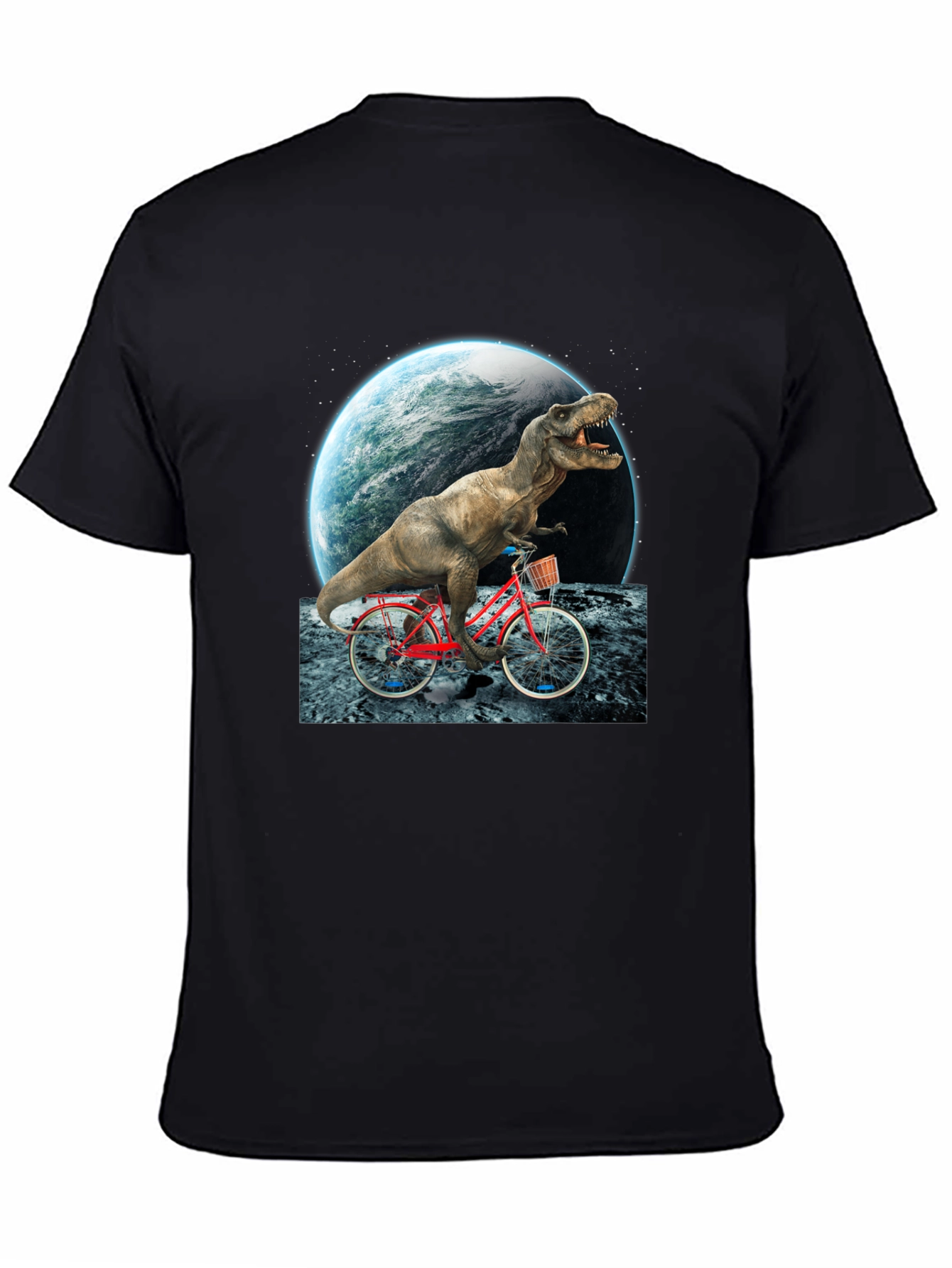 Dino Biker T-Shirt - Ride Through Space!