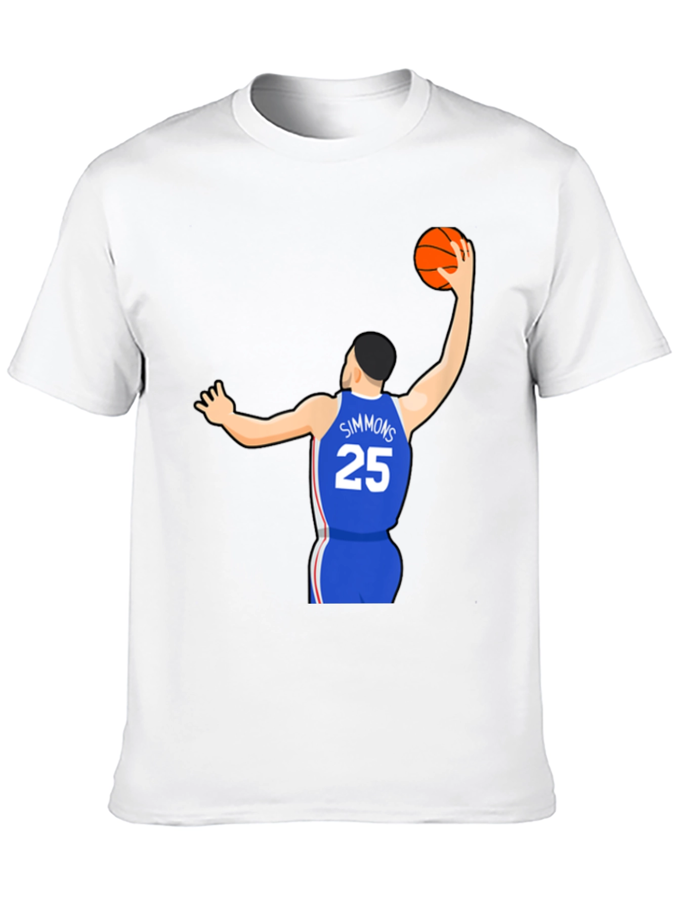 Simmons Jersey Graphic Tee - Basketball Fan Apparel
