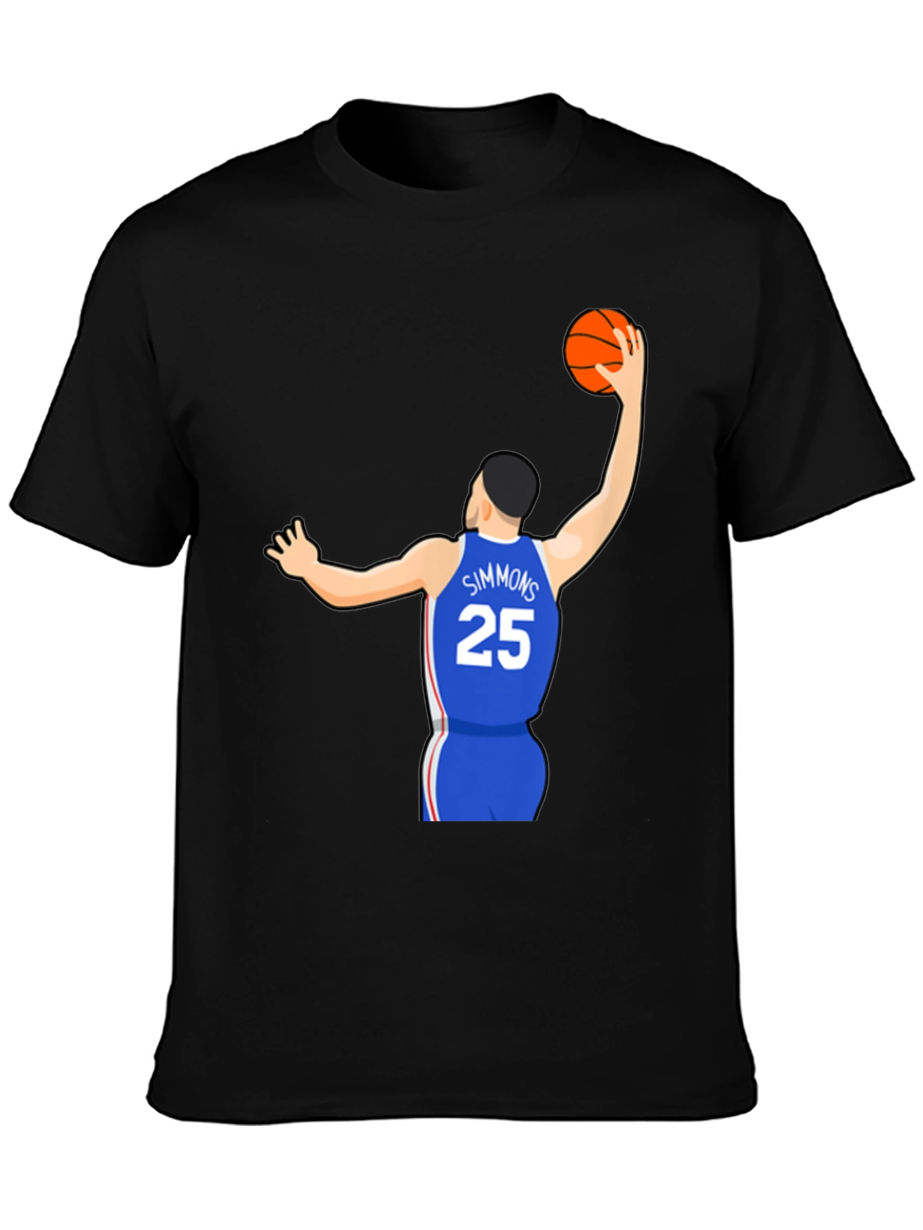 Simmons Jersey Graphic Tee - Basketball Fan Apparel